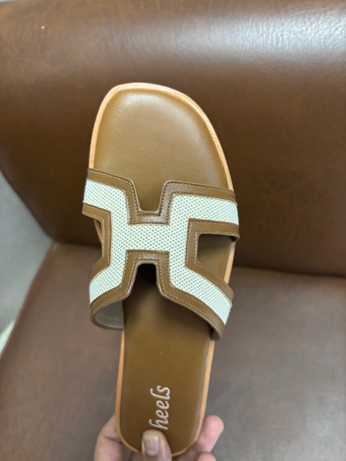 Portia H Cut Cushioned Summer Sliders