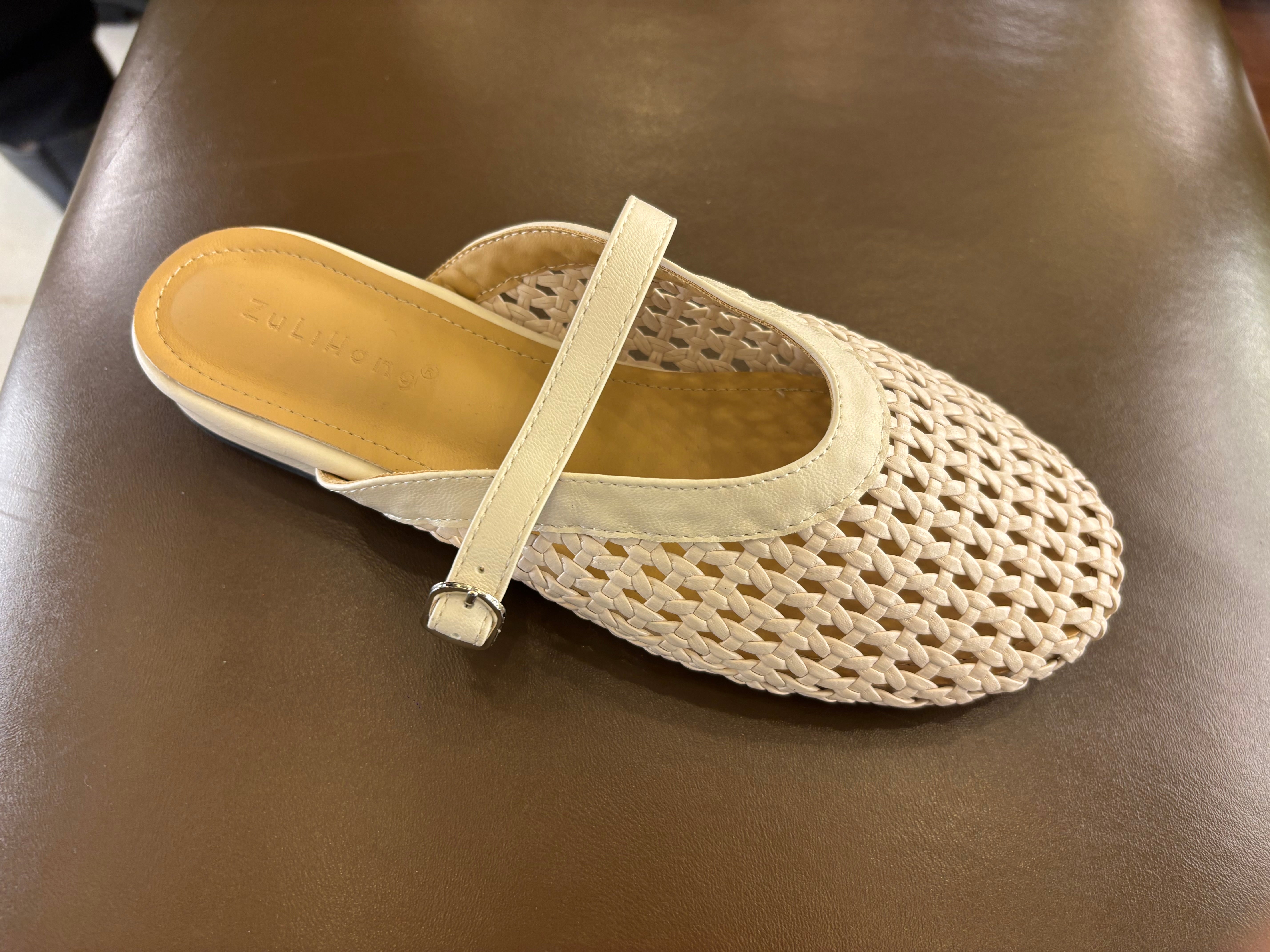 Nysa Premium Mesh Mary Jane Mules