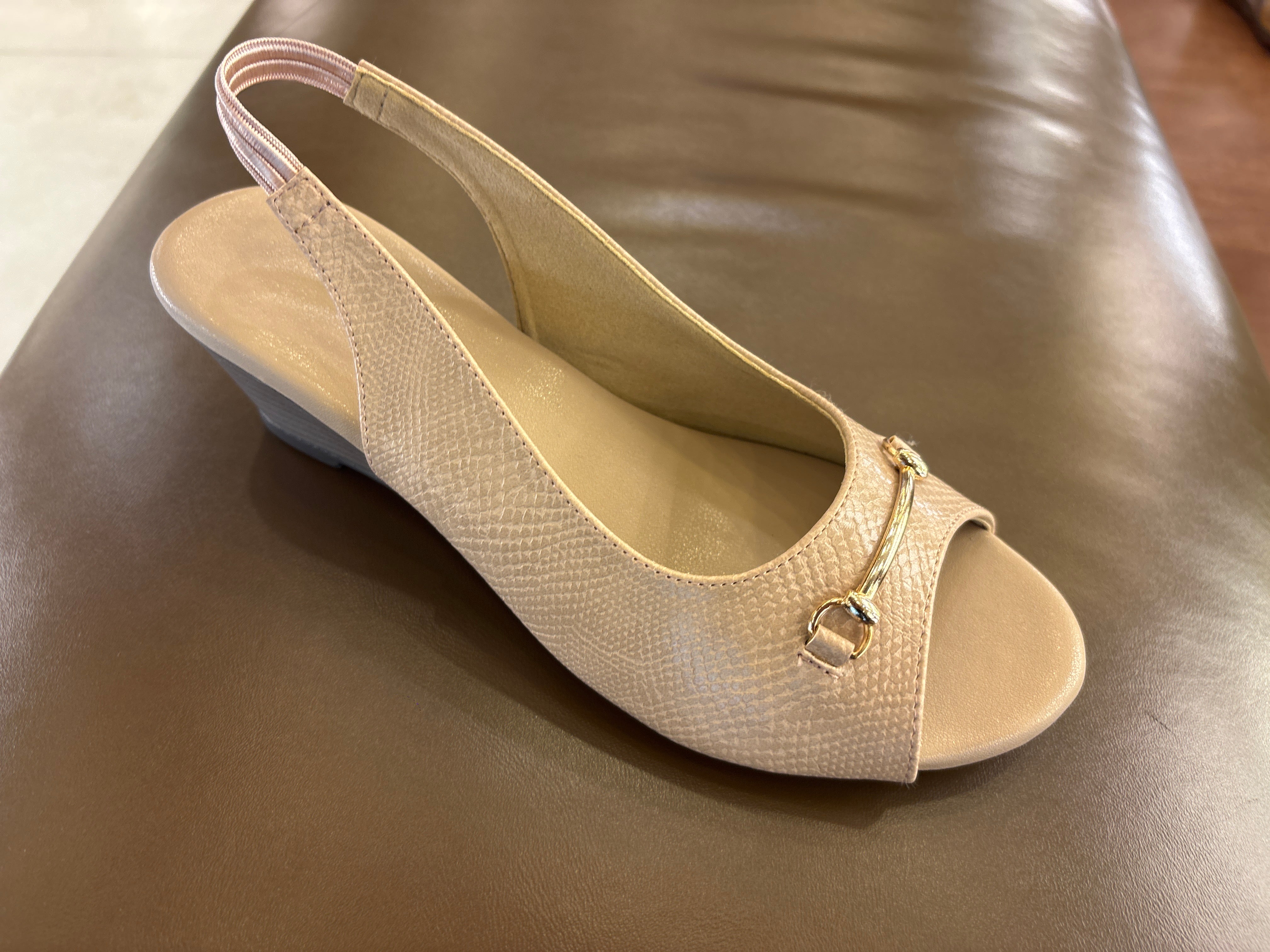 Antoine Wedge Heel Peep-toe Sandals