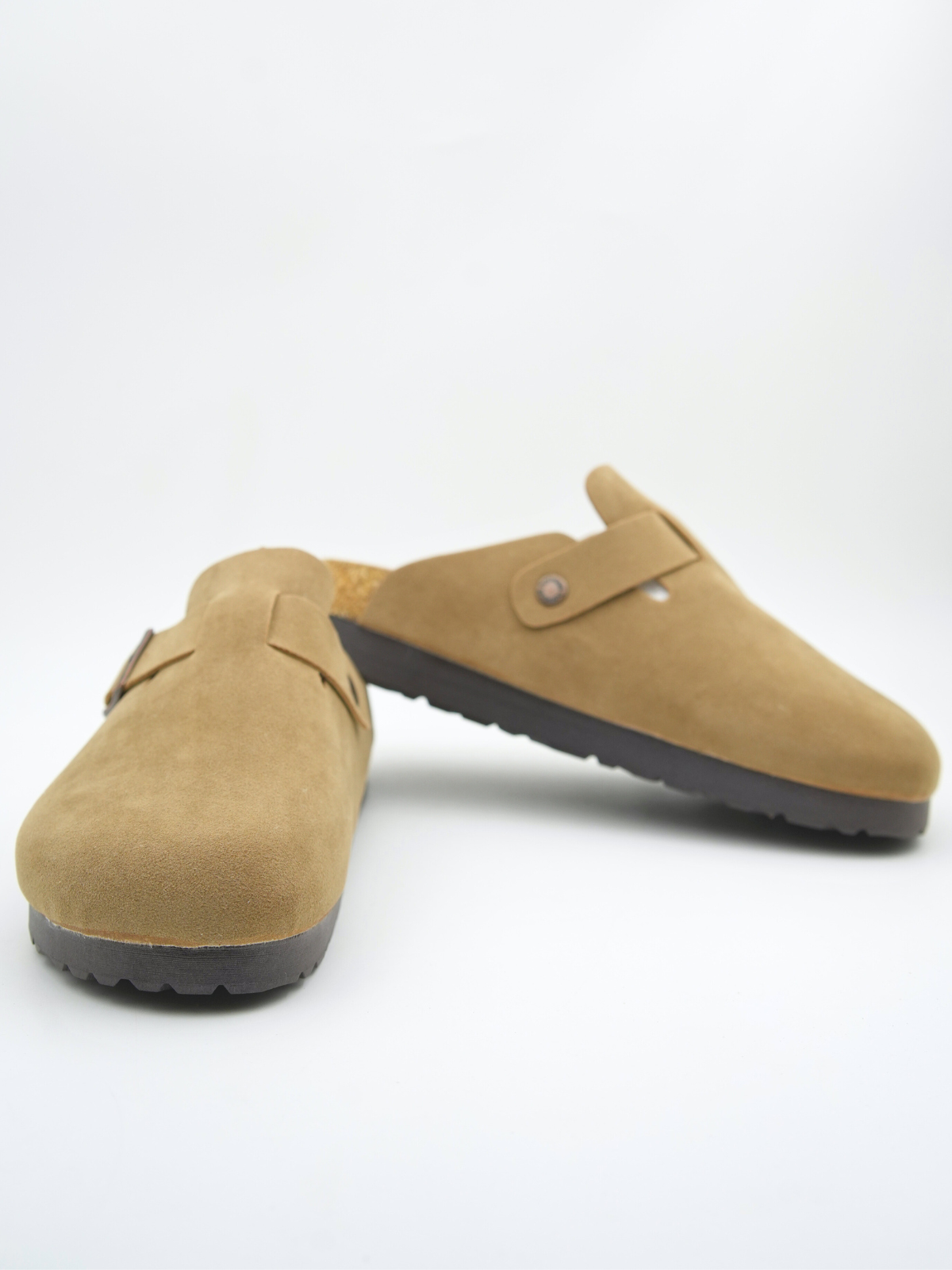 Liza Suede Slip on Clogs