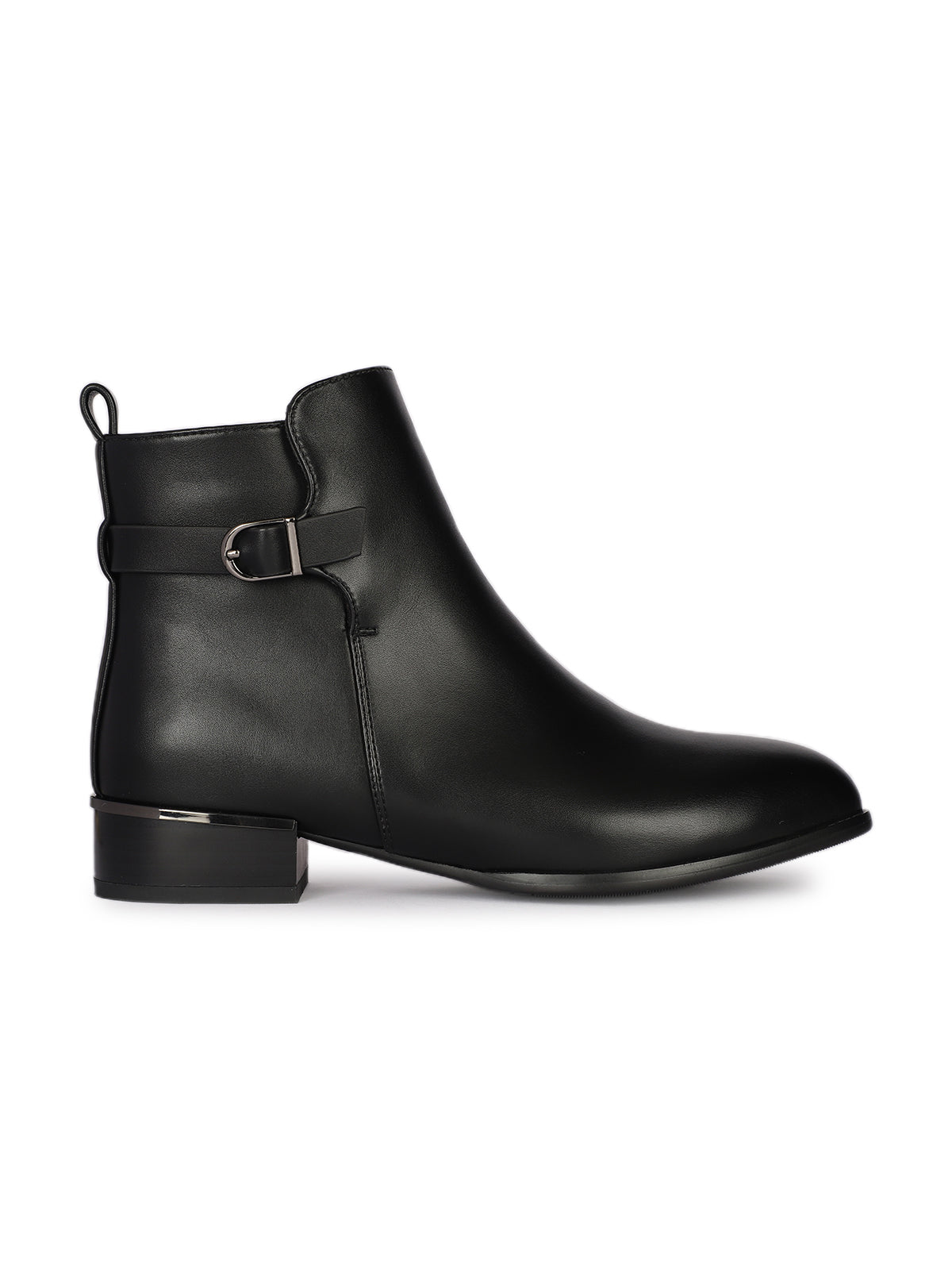 Roma Pelle Premium Winter Ankle Low Heel Boots