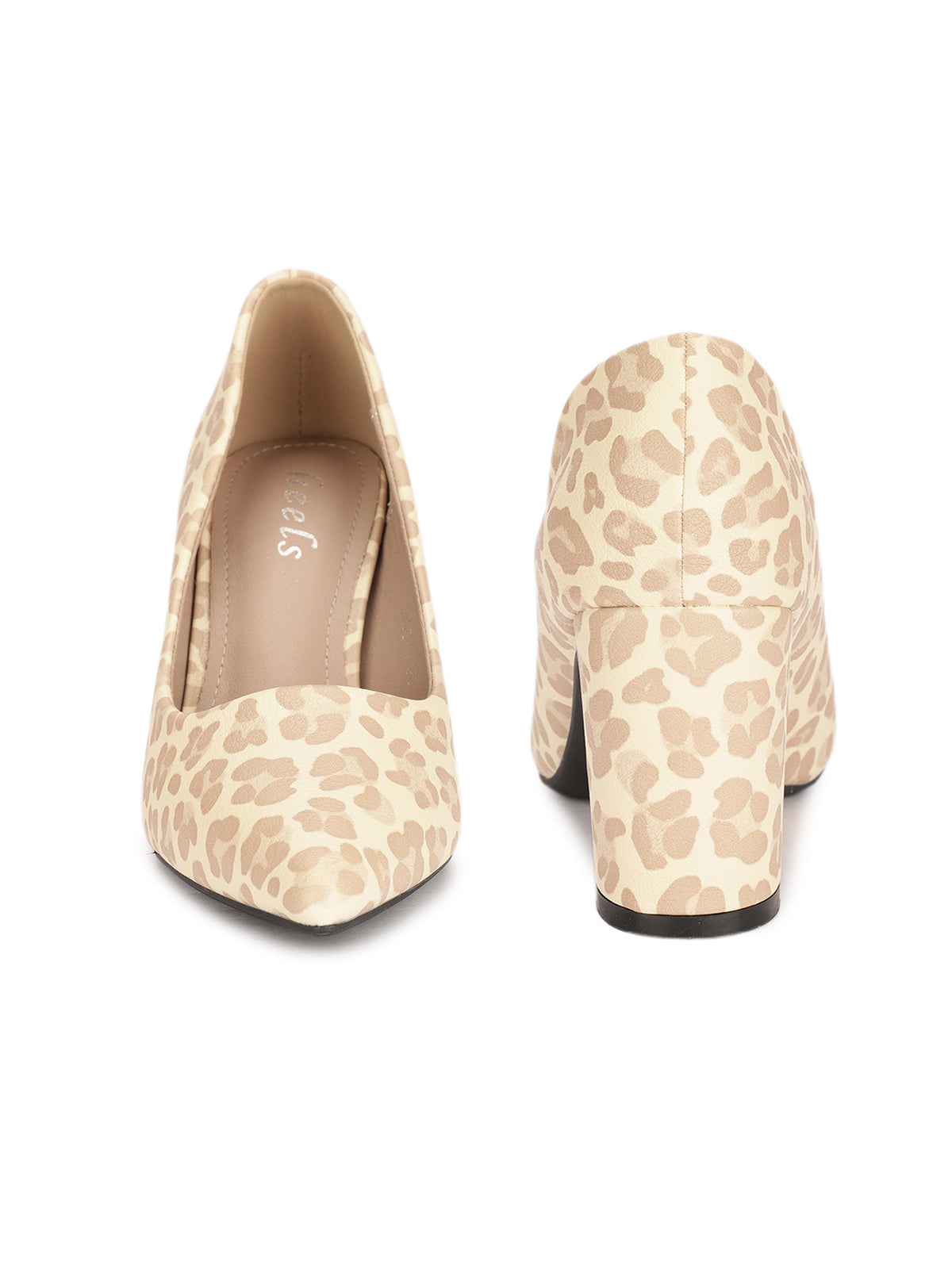 Lola Leopard Block Heel Pumps