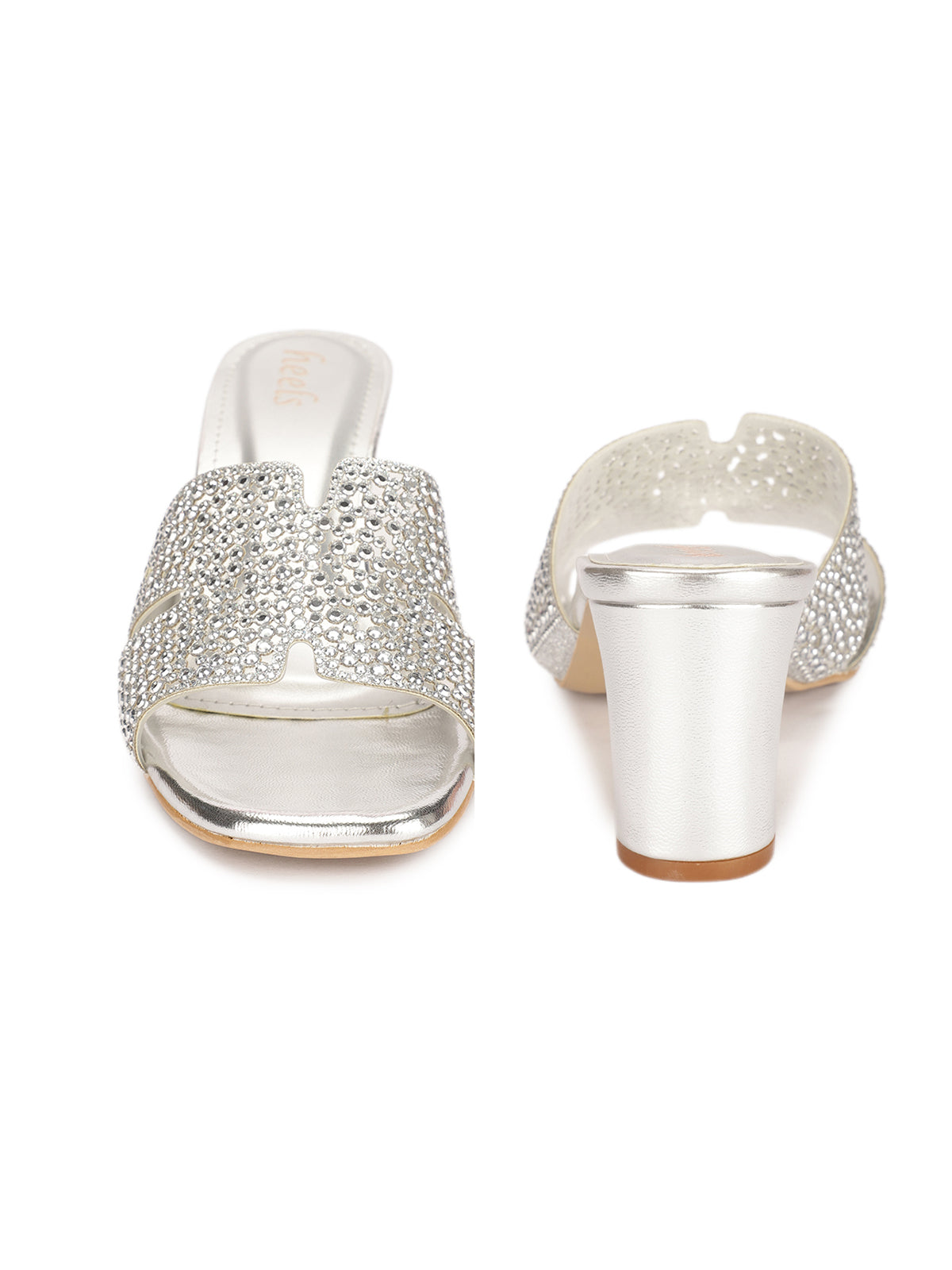Helene Bling Block Heel Muse