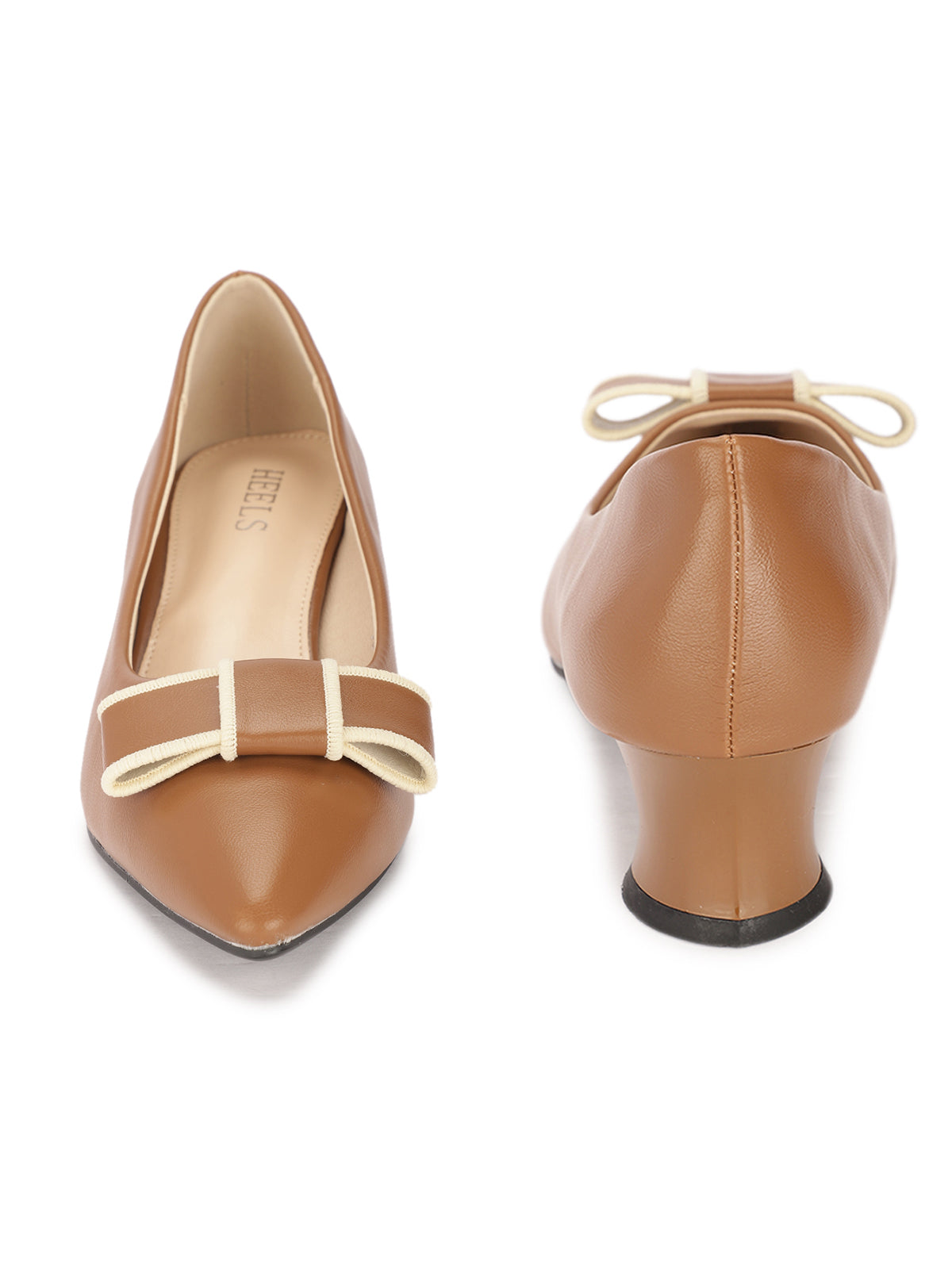 Luna Bow Block Heel Stilettoes