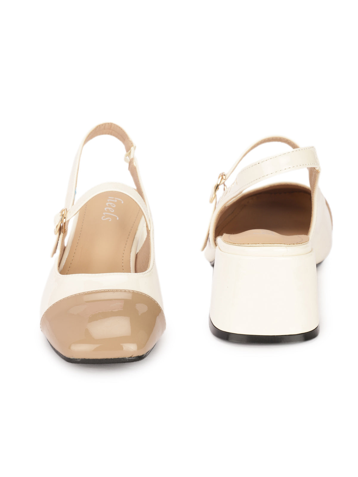June Patent Mary Jane Block Heels
