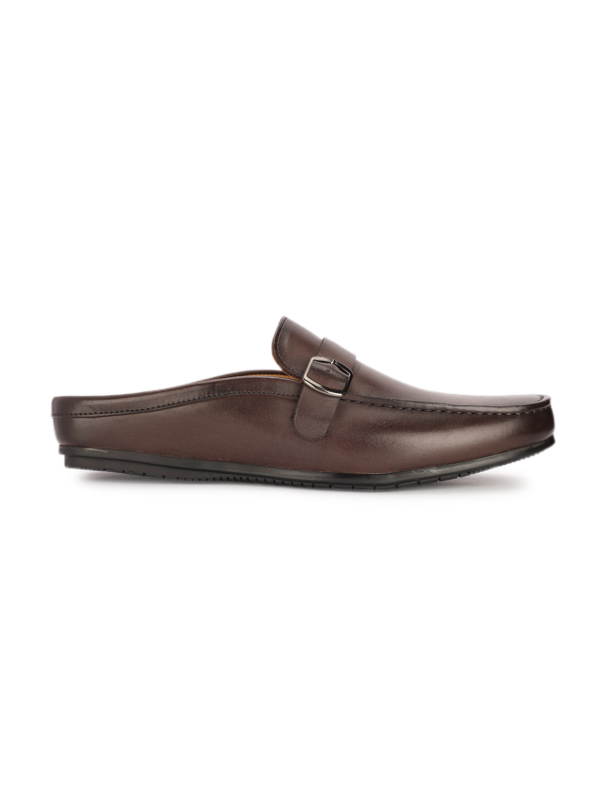 Mikkel Premium Leather Back Open Mules