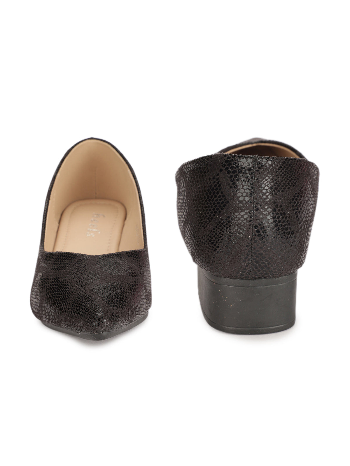 Reina Shimmer Pointed Ballerinas