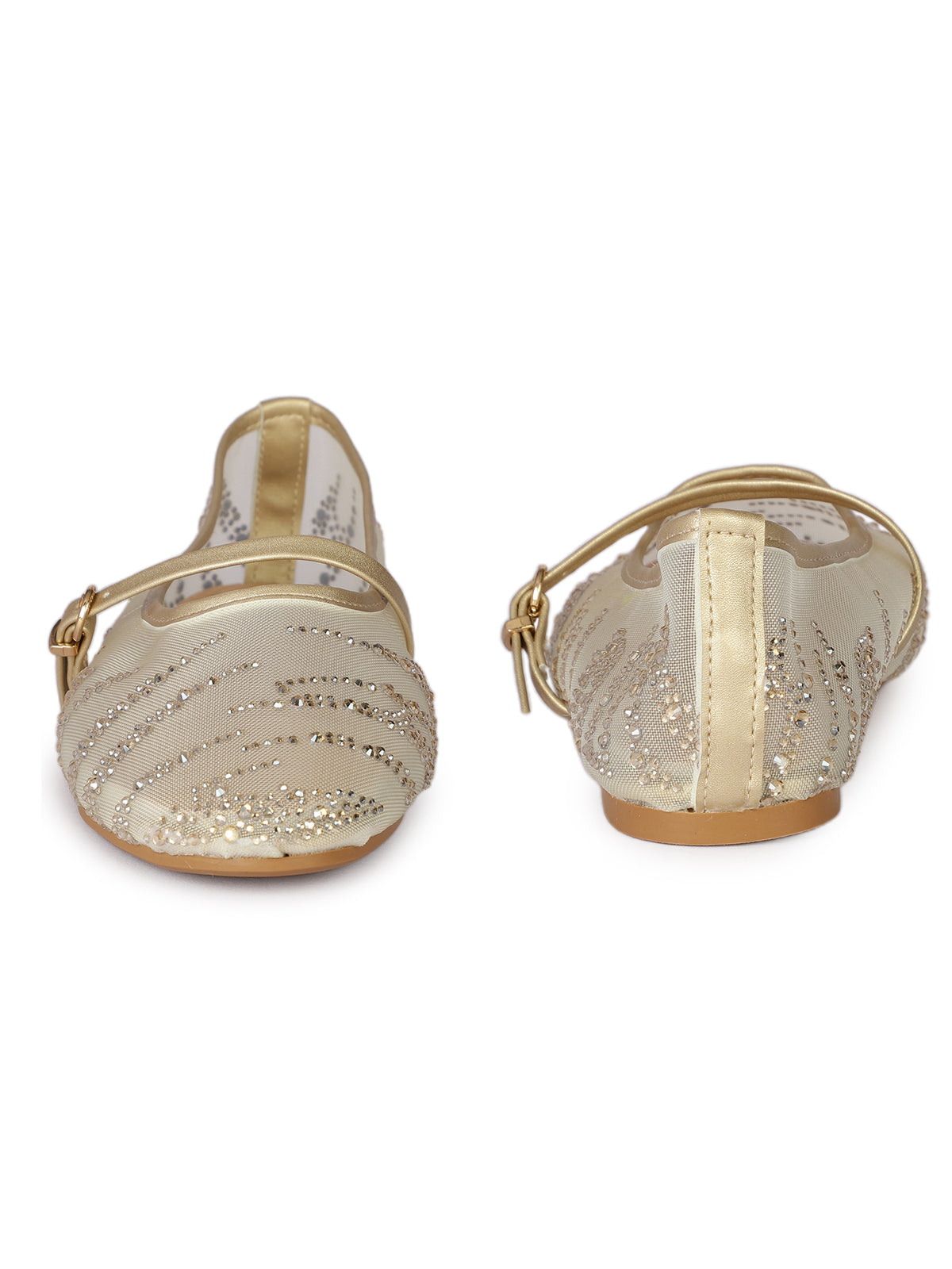 Tessa Premium Embellished Flat Mary Jane Ballerinas