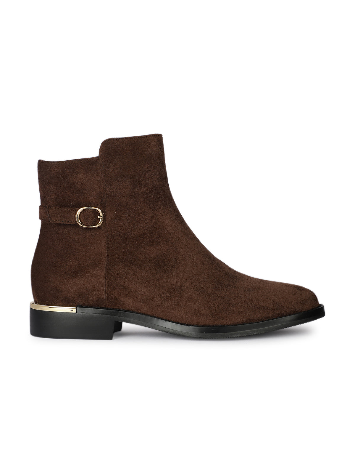 Amber Premium Suede Ankle Zip Winter Boots