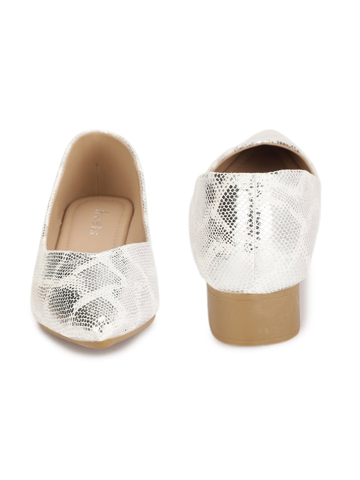 Reina Shimmer Pointed Ballerinas