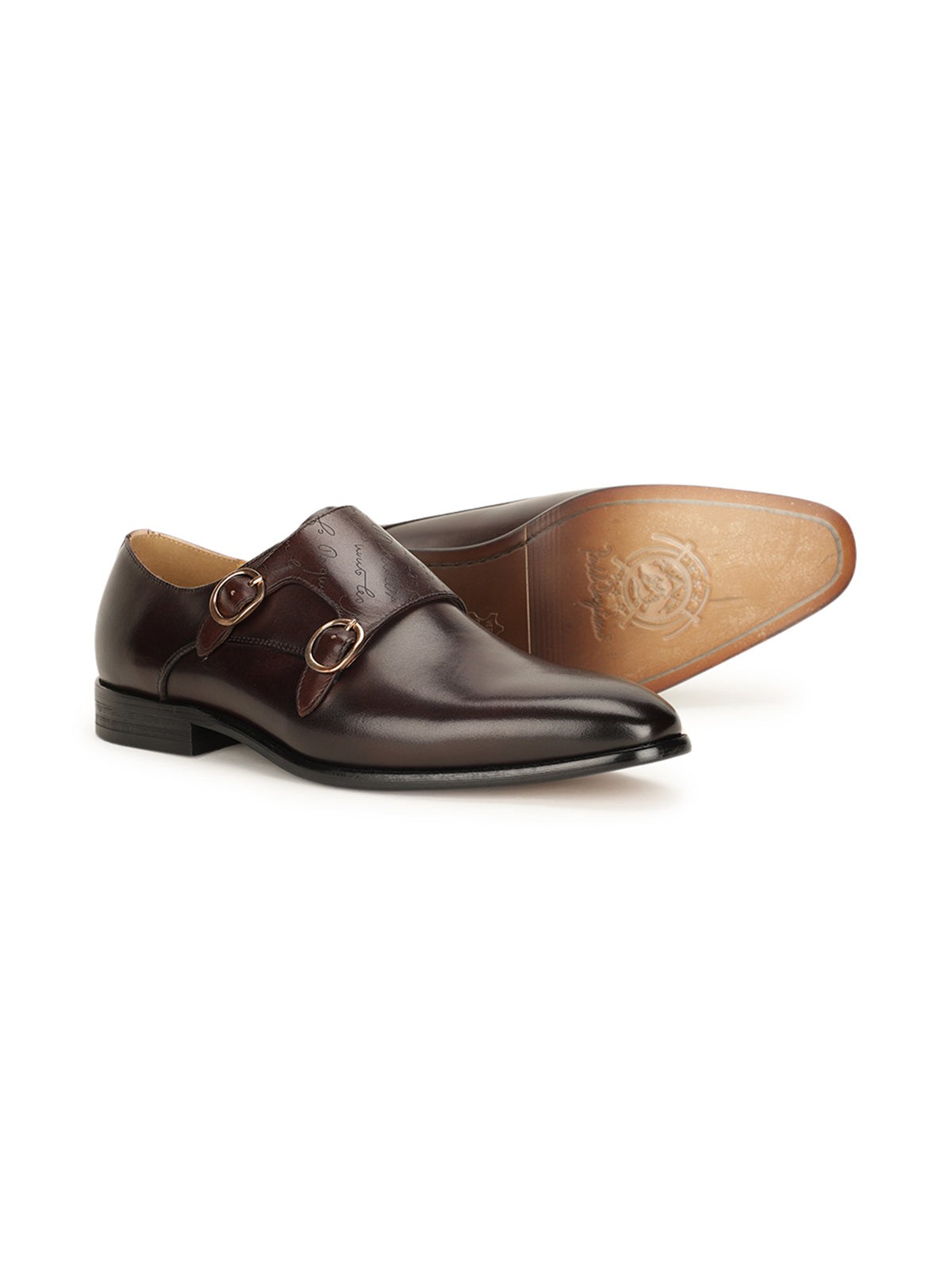 Fredrick Premium Leather Double Monk Strap