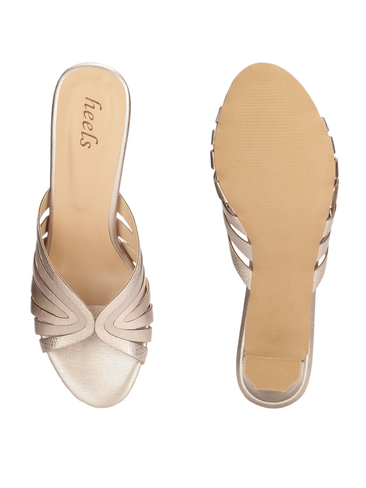 Carter Fancy Peep Toe Block Heel Muse