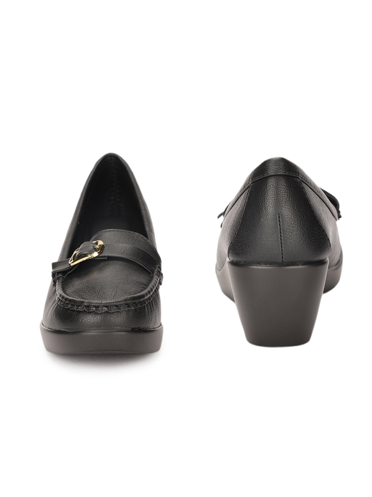 Sakina Cushioned Wedge Heel Loafers