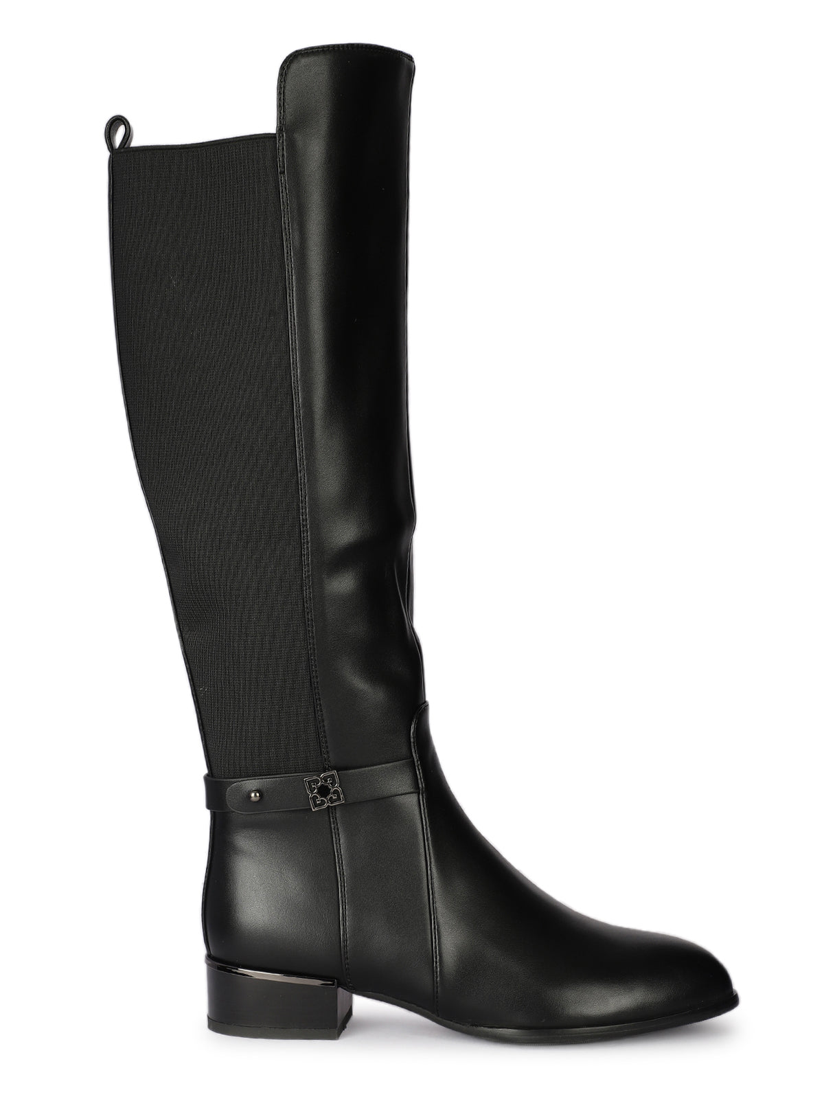 Forma Italia Premium Thigh High Boots with Low Heels
