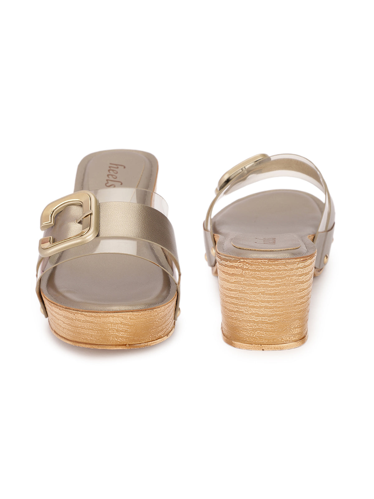 Armas Transparent Block Platform Heels