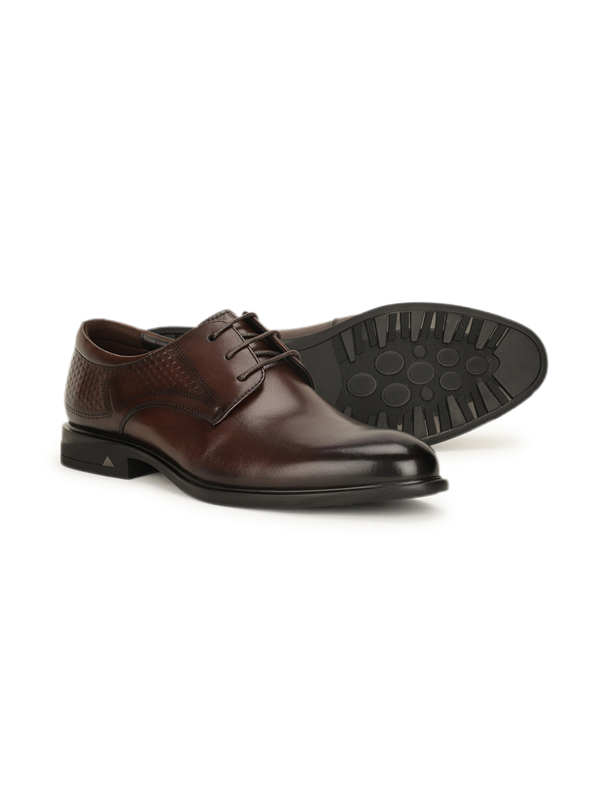 Floyd Premium Leather Lace Up Derby Shoes