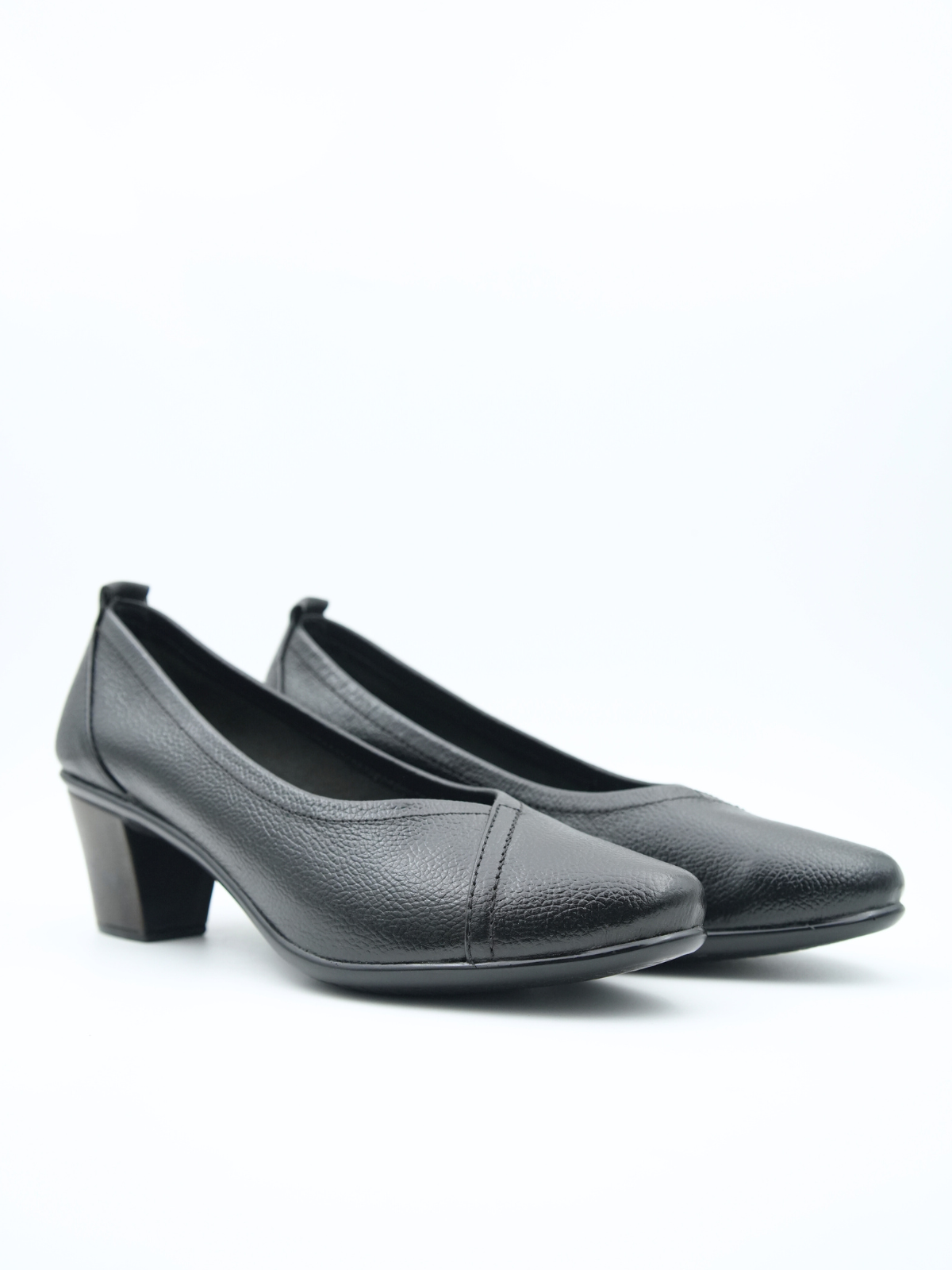 Berlin Leather Classic Block Heel Pumps