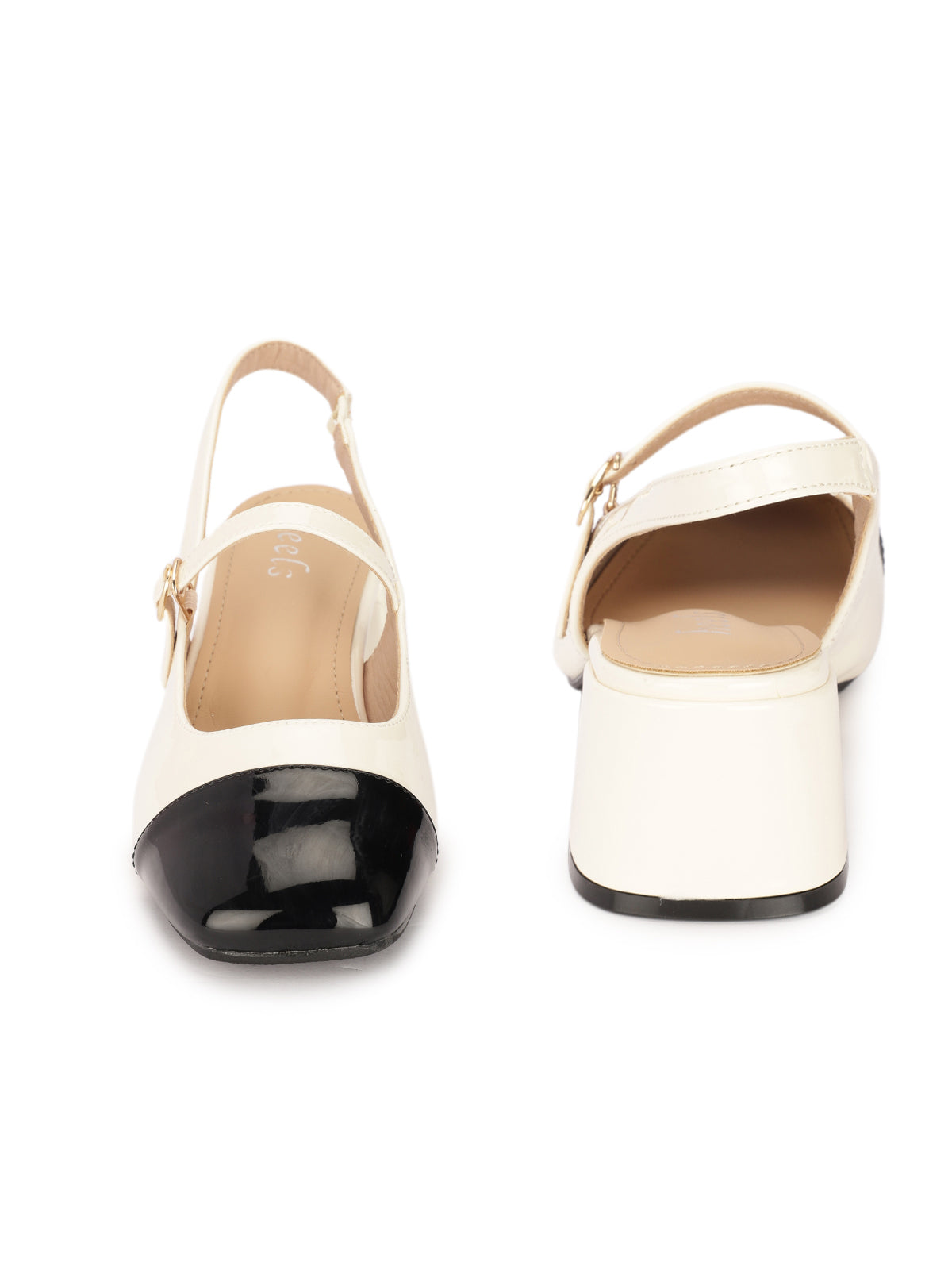 June Patent Mary Jane Block Heels