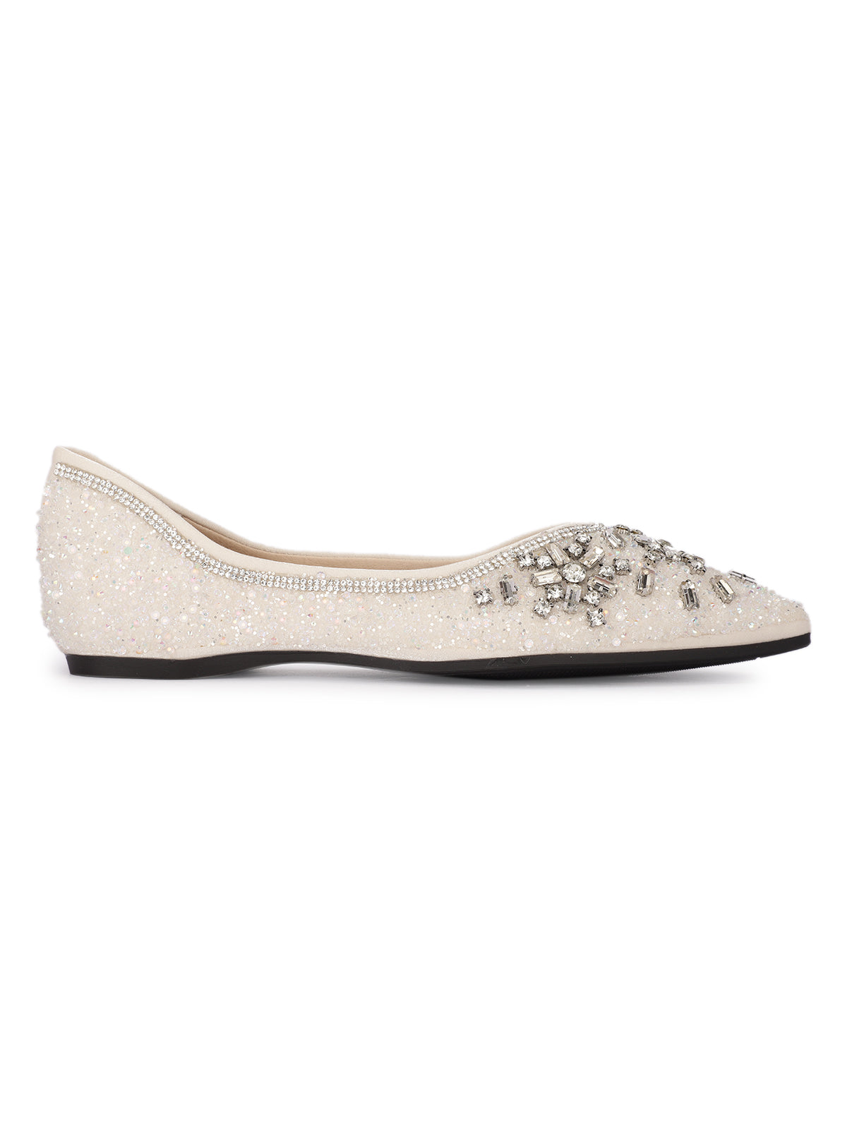 Ravello Bling Embellished Flat Ballerinas