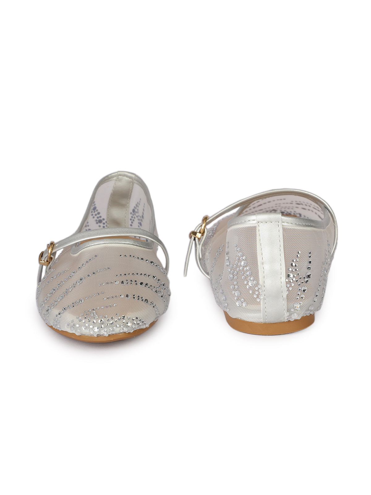 Tessa Premium Embellished Flat Mary Jane Ballerinas