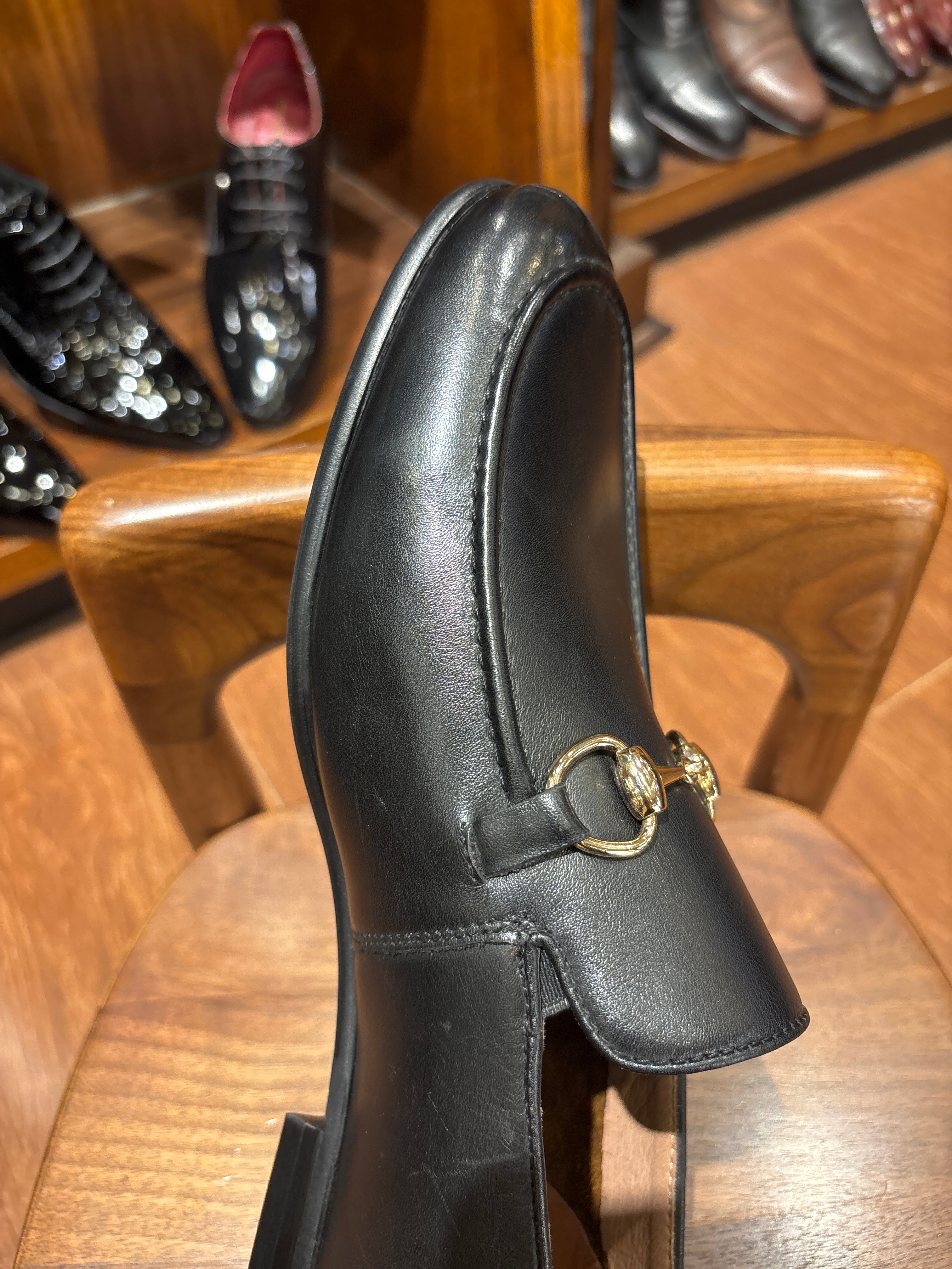 Nathan Premium Formal Leather Loafers Black - The Heels India