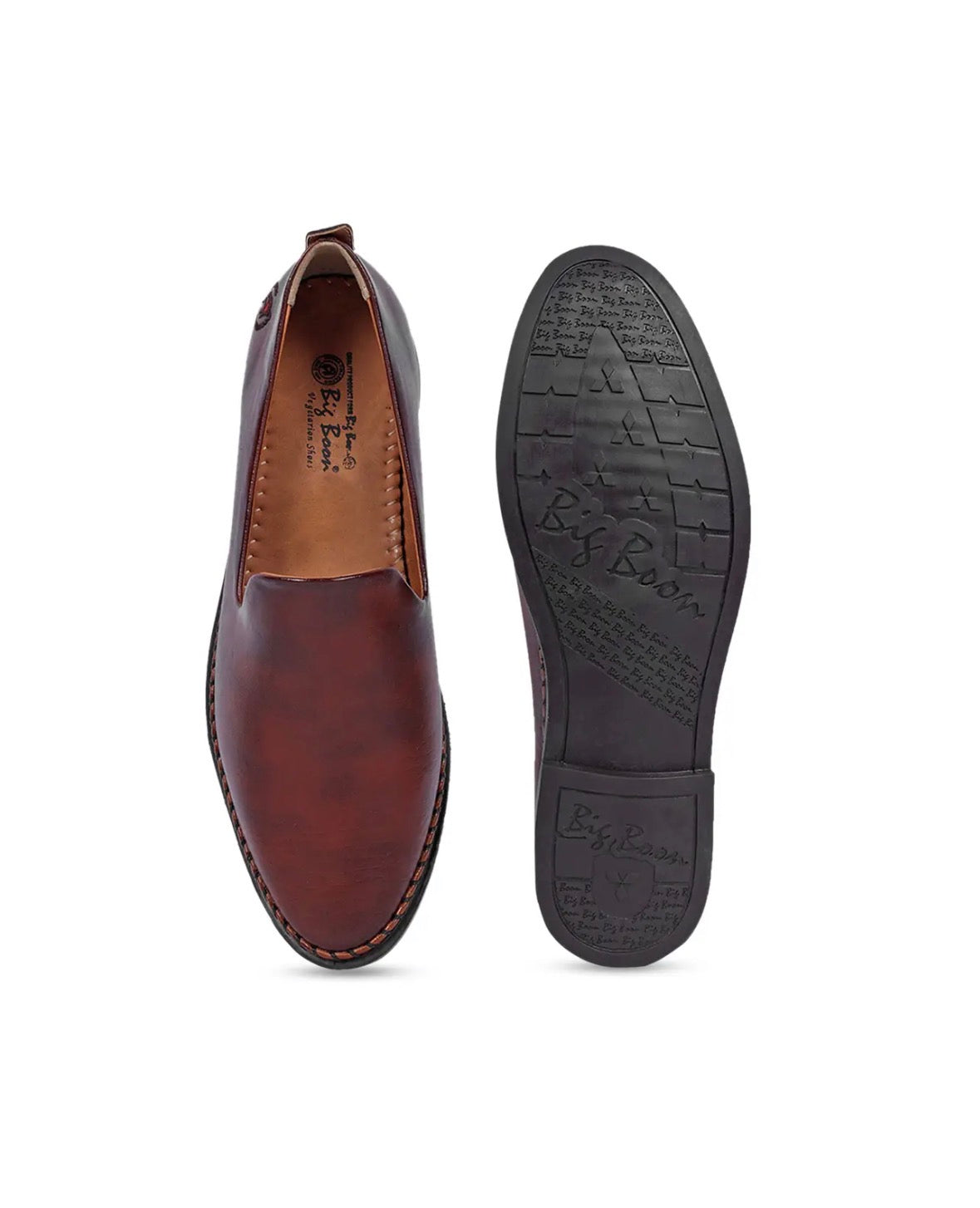 Barela Cushioned Ethnic Vegan Loafers