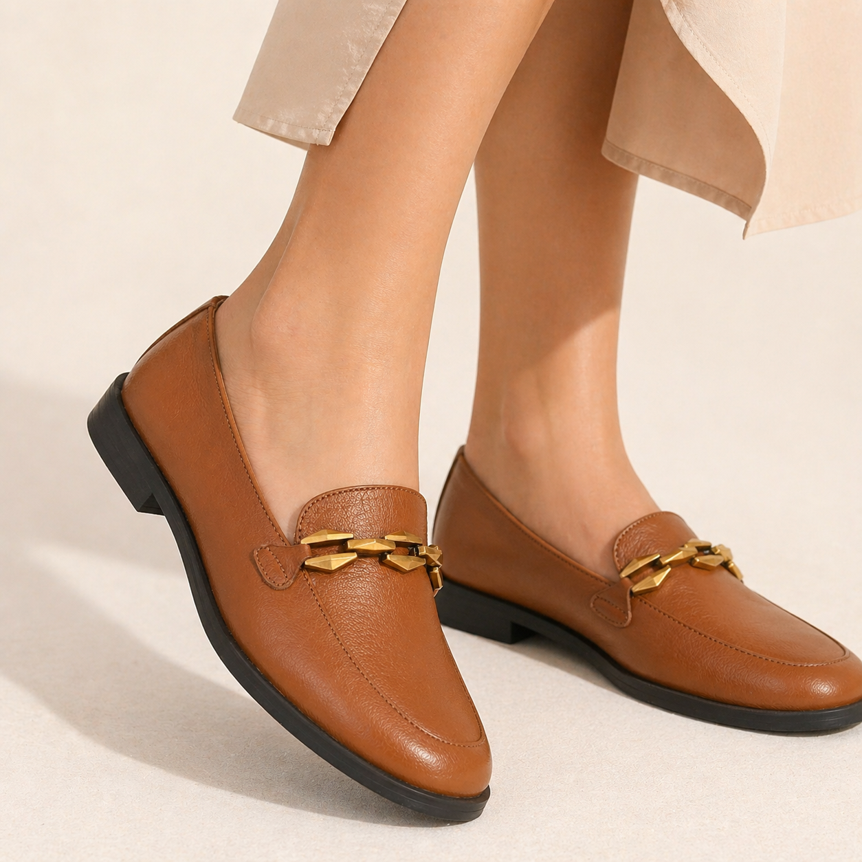 Cavalleria Leather Formal Ballerinas - The Heels India