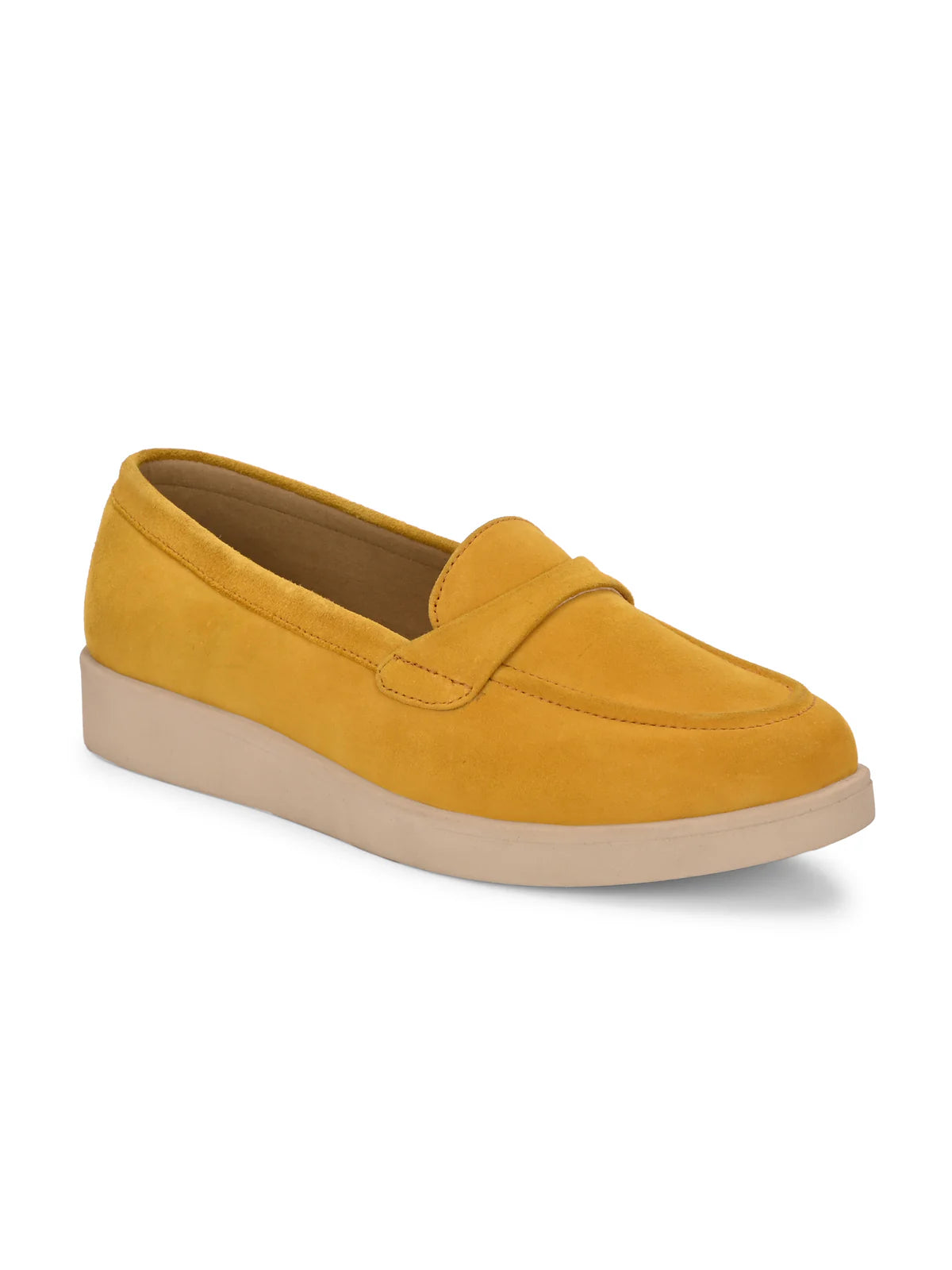 Carlita Suede Leather Loafers