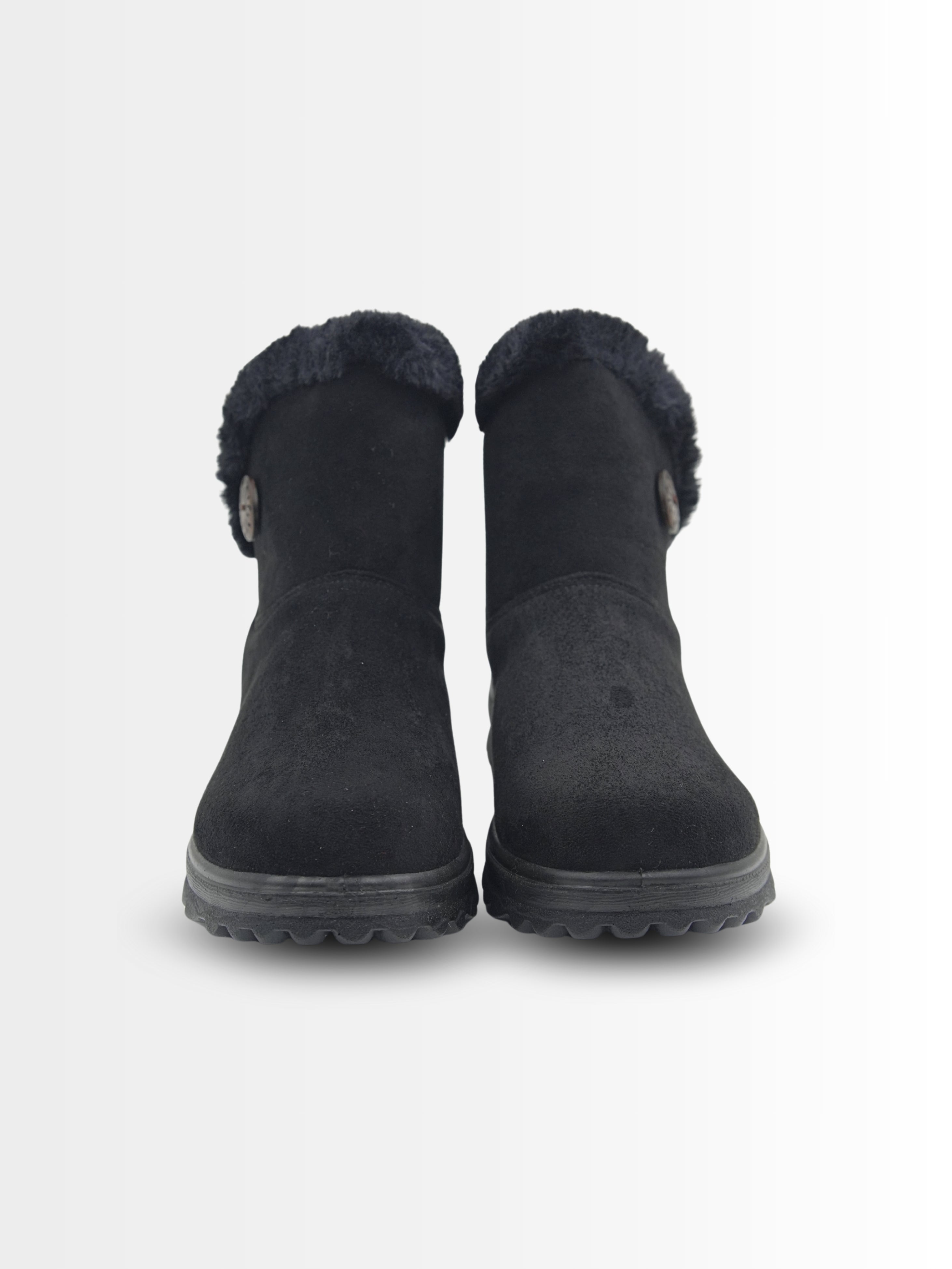 Belinda Suede Ankle Fur Boots