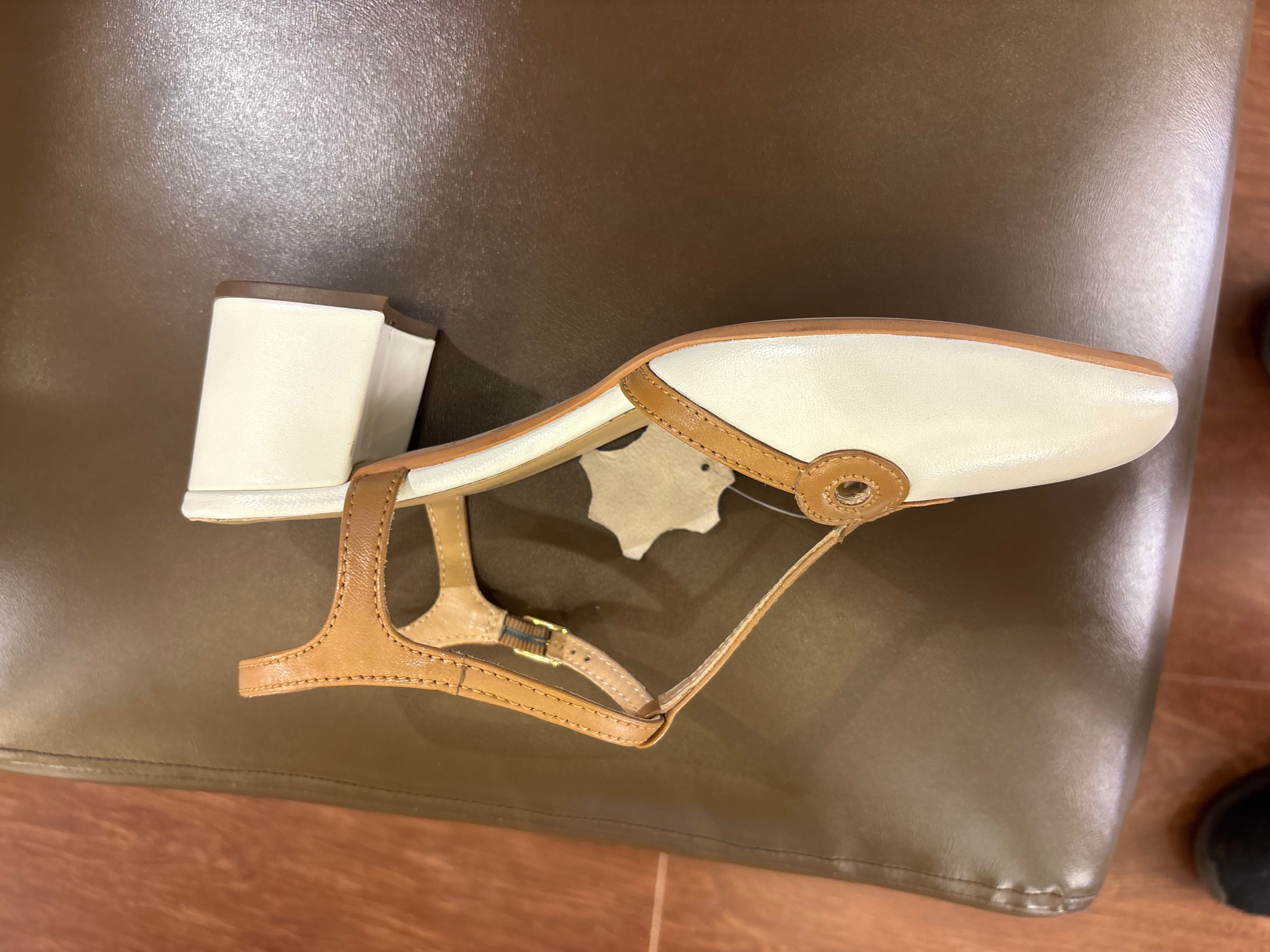 Iris 2.0 Premium Leather Ankle Strap Block Heels