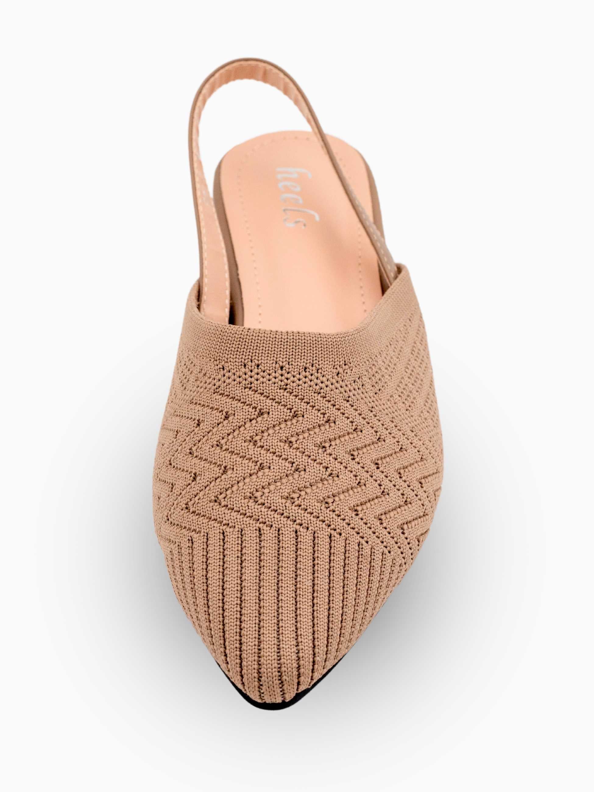 Monroe Crochet Slingback Heels
