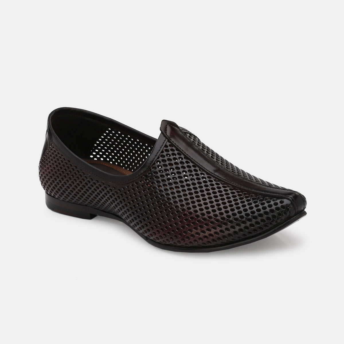 Lafattio Handcrafted Leather Juttis - The Heels India