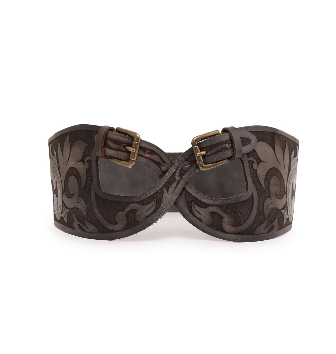 Wash Black Women's Genuine Leather Belt