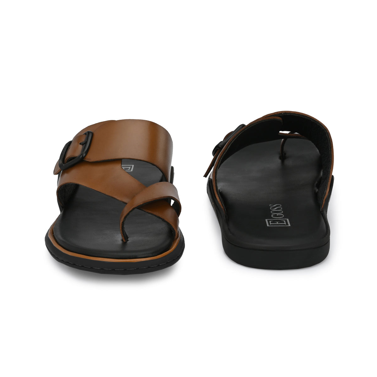 Vance Cushion Leather Thumb Slippers - The Heels India