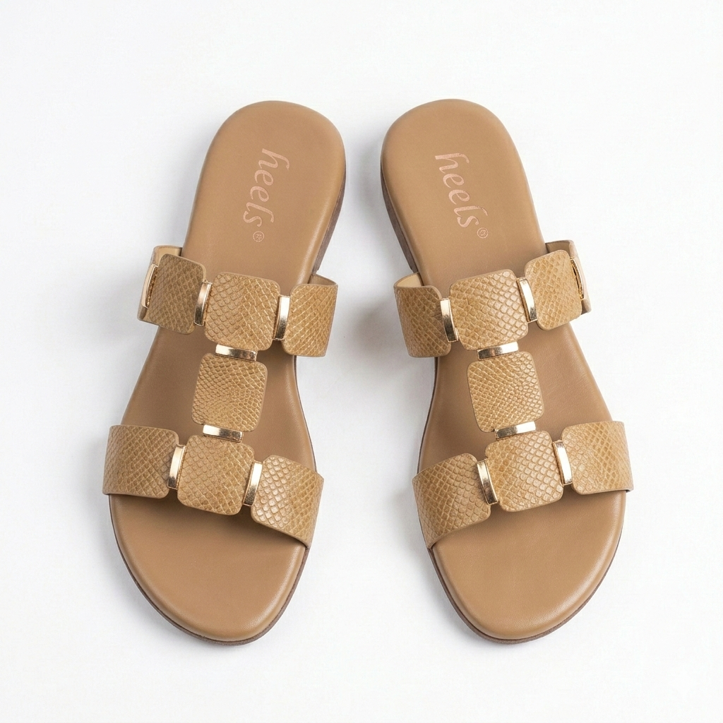 Kelly Comfort Summer Gladiator Sliders - The Heels India