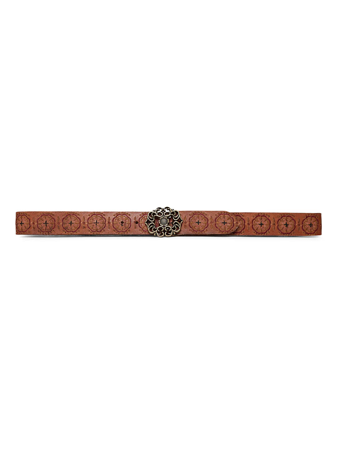 Brown Color Hand Embroidery Belt