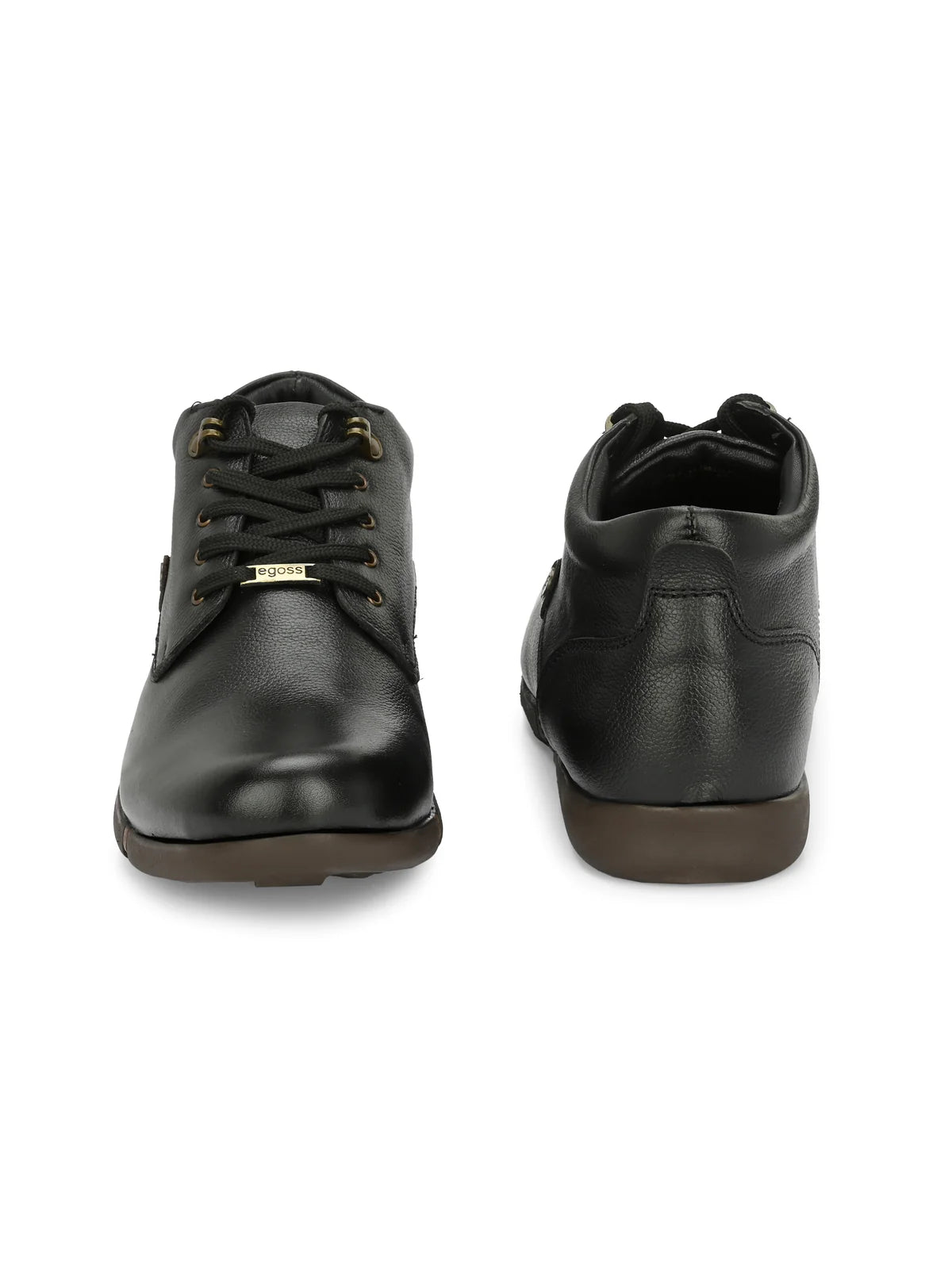 Leonard Leather Rugged Ankle Lace Boots