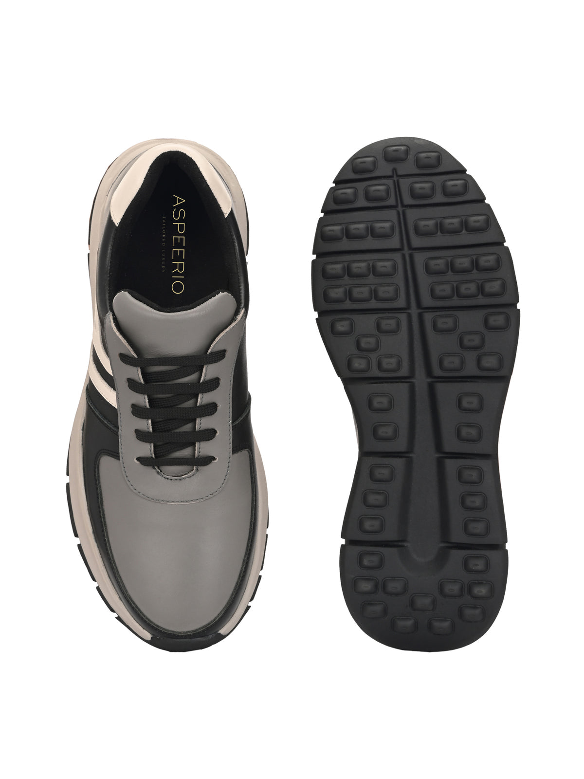 DRIFT Premium Leather Lace-Up Sneakers