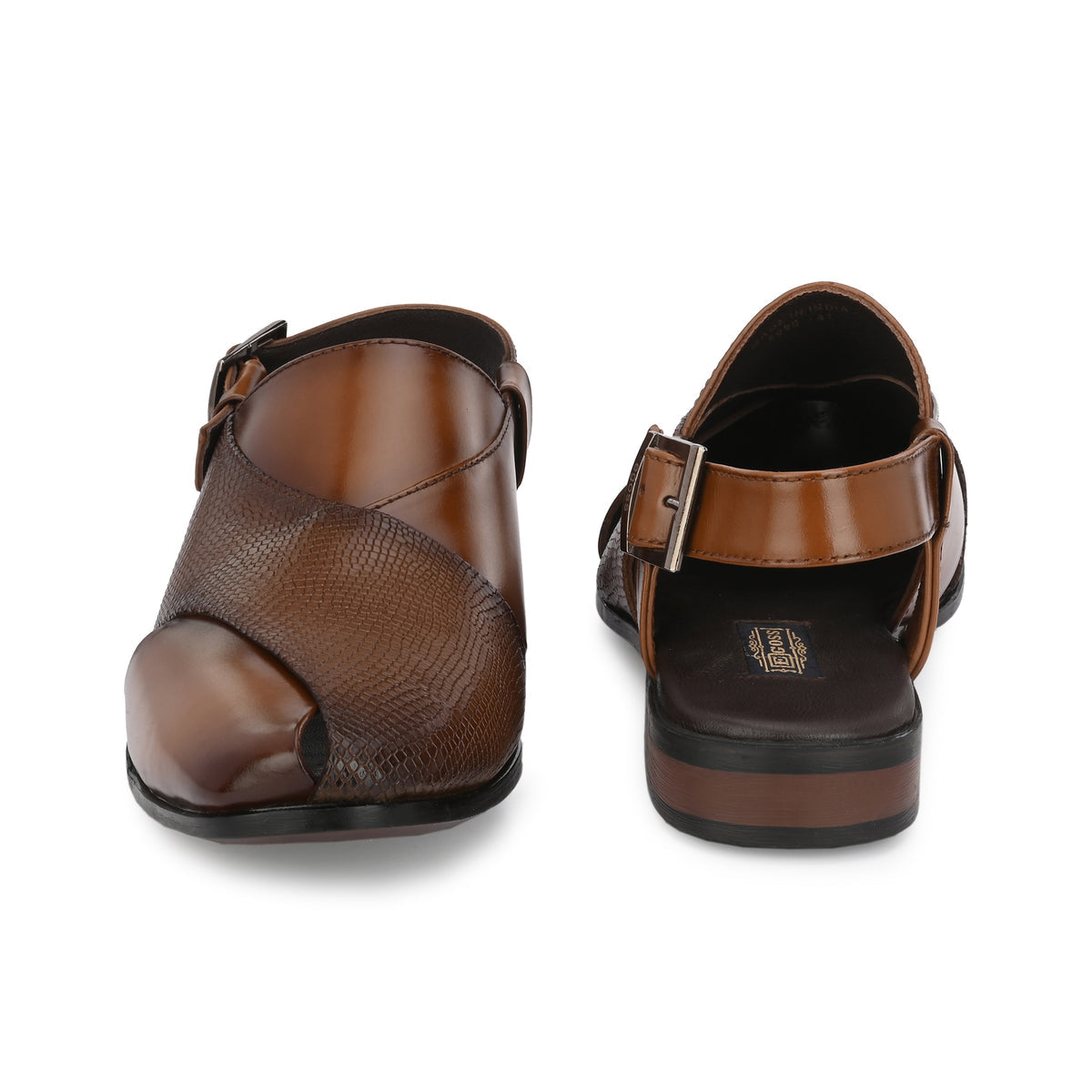 Frezan Leather Ethnic Peshawari Sandals