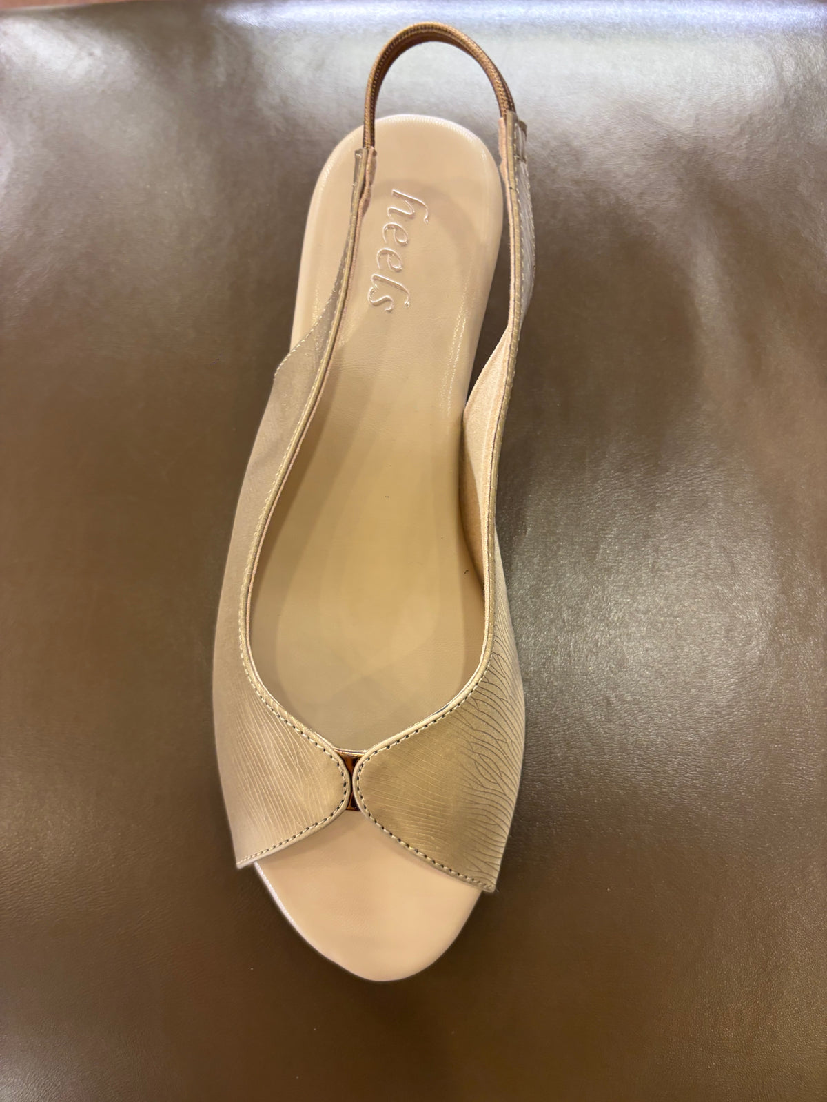 Riley Comfort Back Elastic Wedge Heels