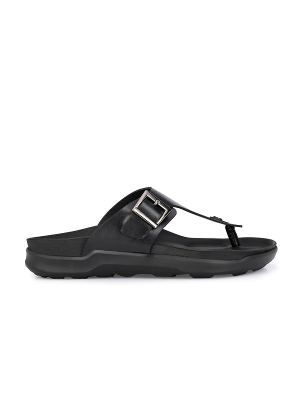 Piquè Leather Cushion Slippers
