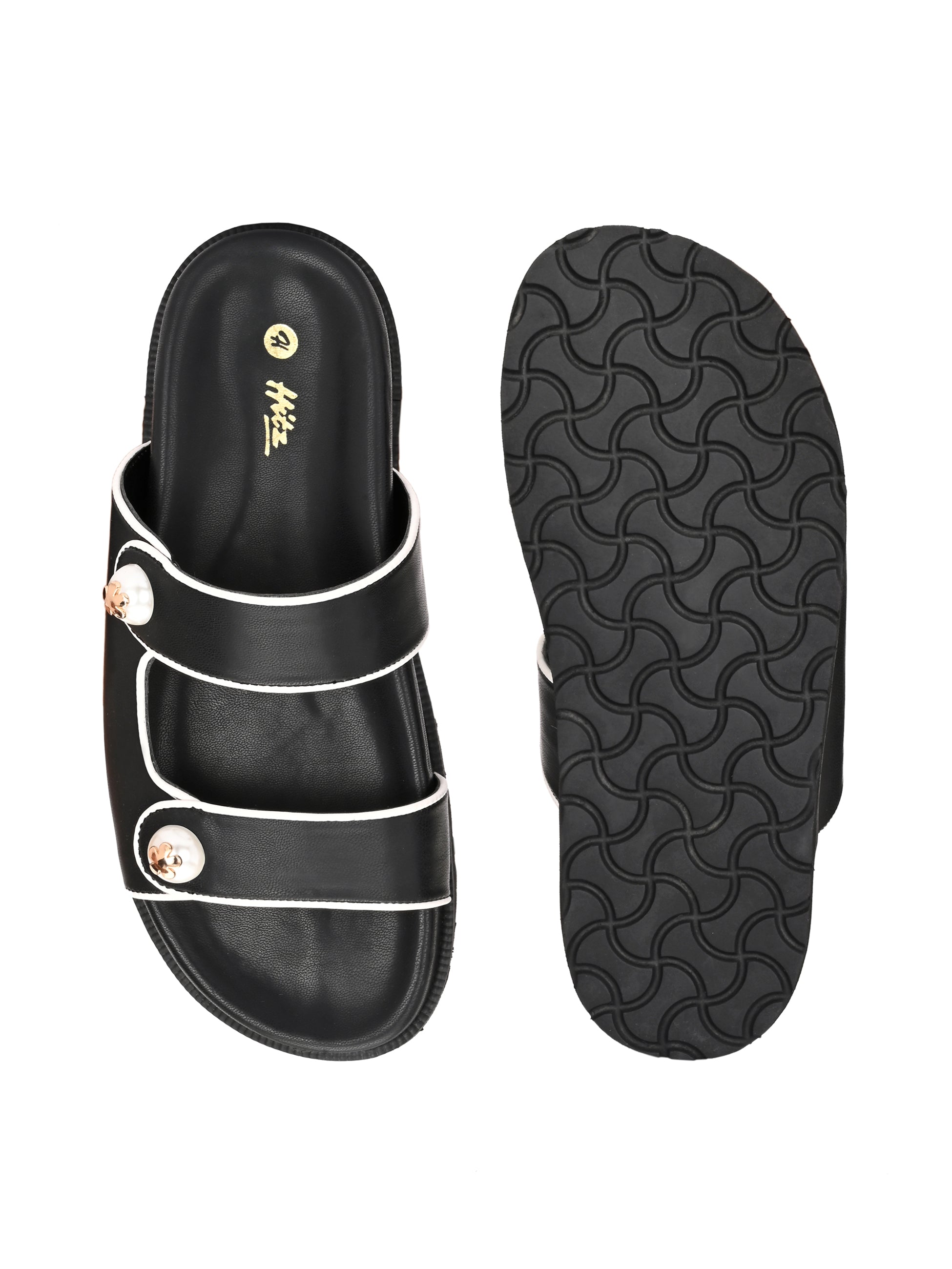 Athena Pipin Strappy Sliders