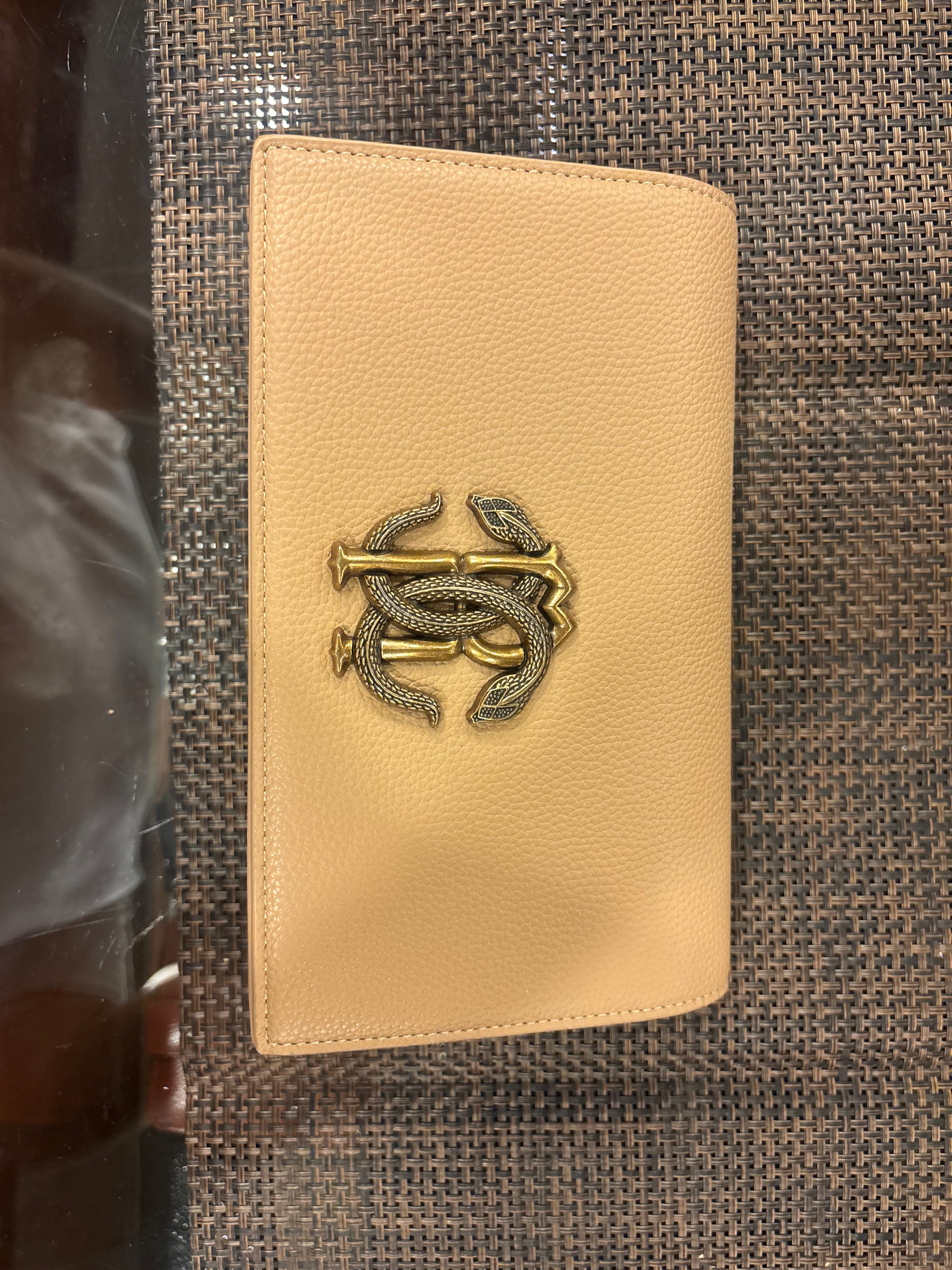 Metallic Snake Buckle Top Flap Sling Bag