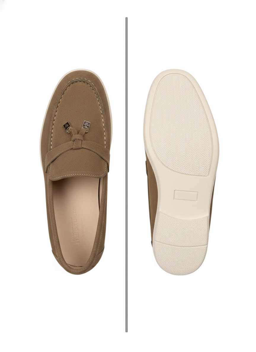 Junette Premium Leather Loafers - The Heels India