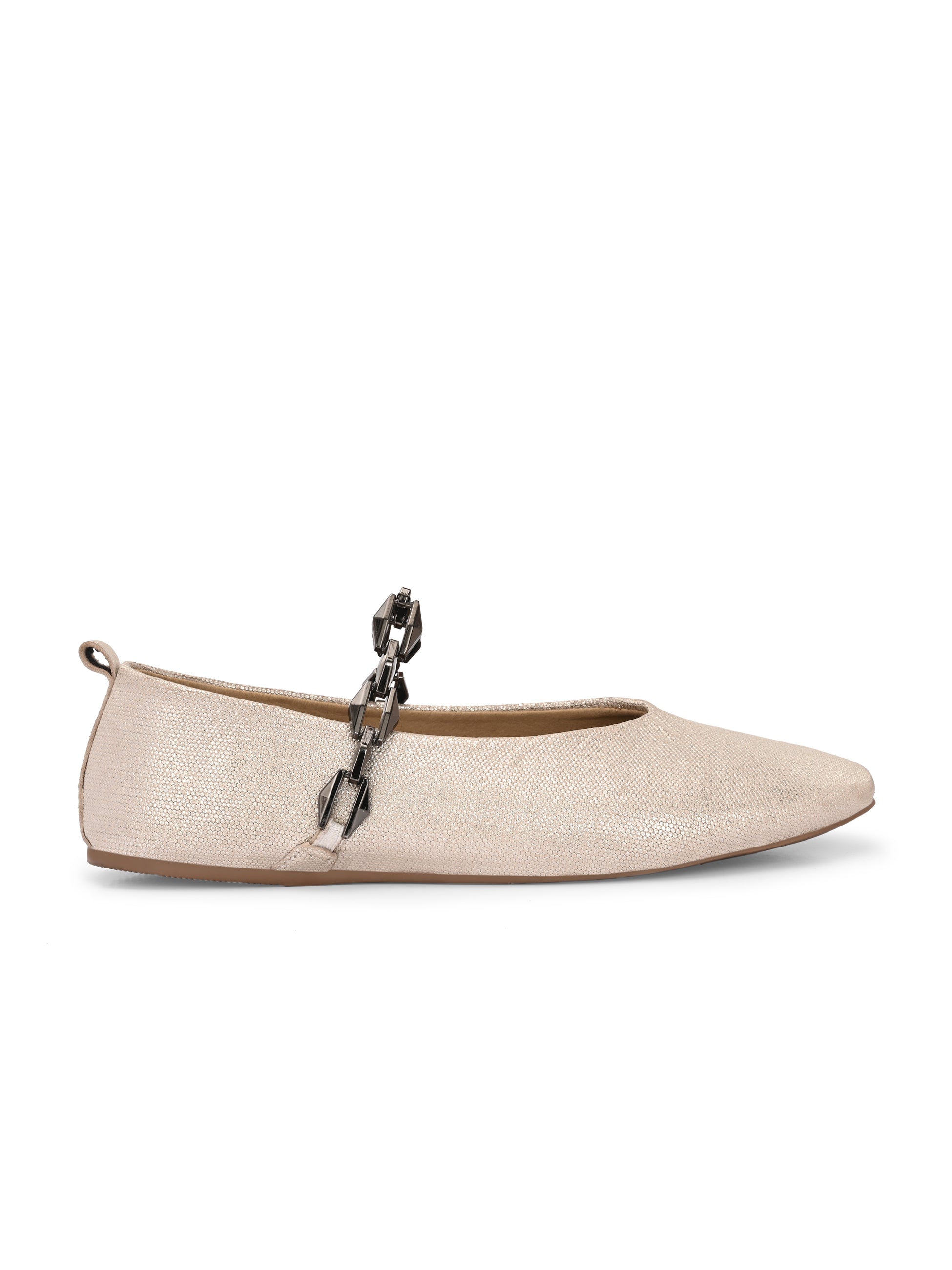 Beaumont Leather Flat Mary Janes - The Heels India