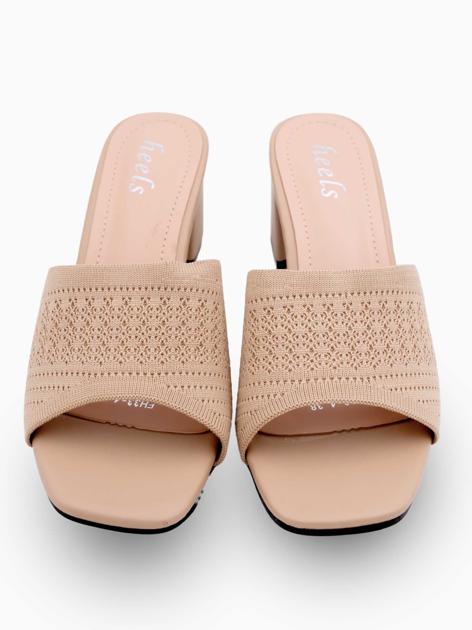 Harper Crochet Block Heels
