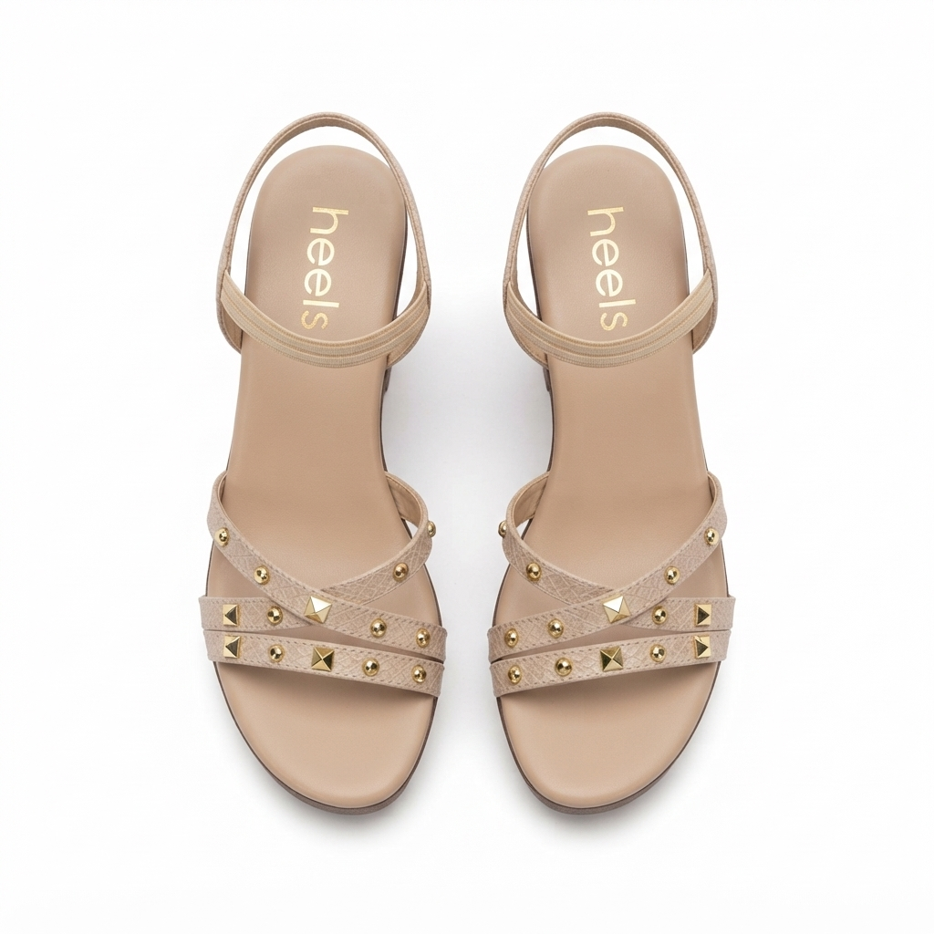 Aurelia Snake Texture Platform Block Heel Sandal