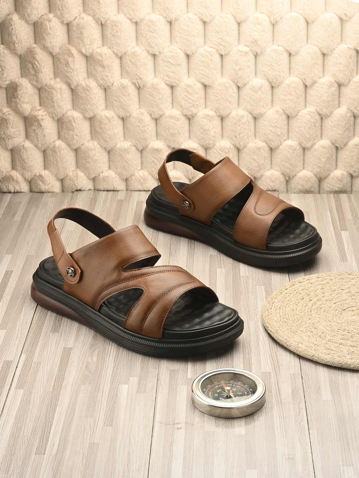 Finch Comfort Leather Back Strap Sandals