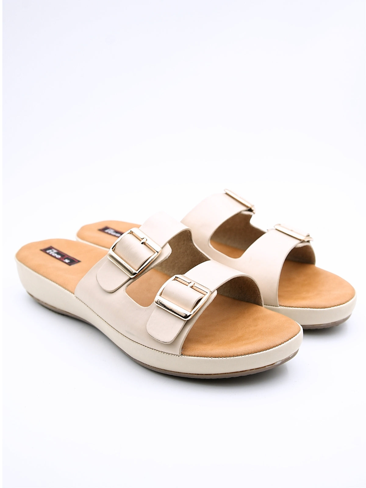 Zoe Double Strap Sliders