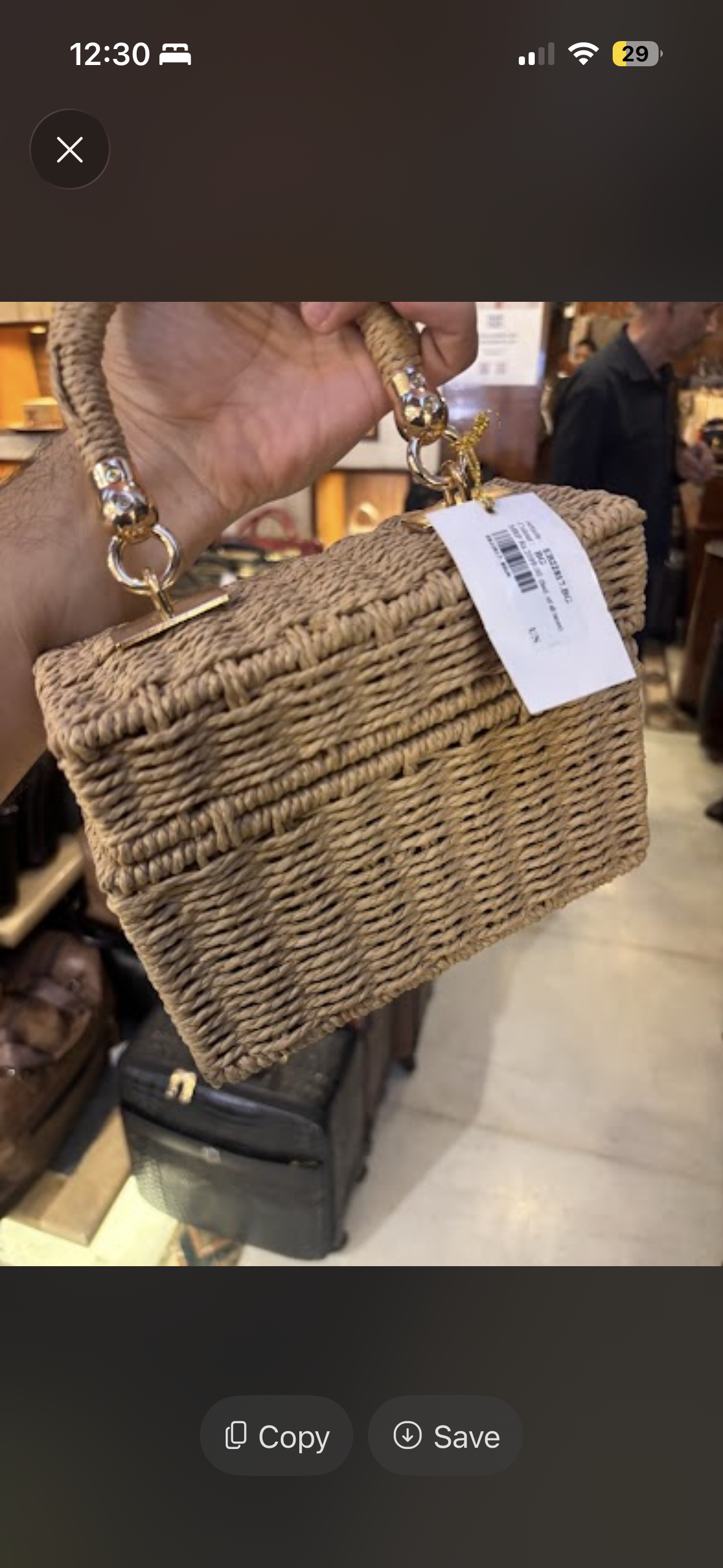 Alba Top Handle Boho Straw Bags